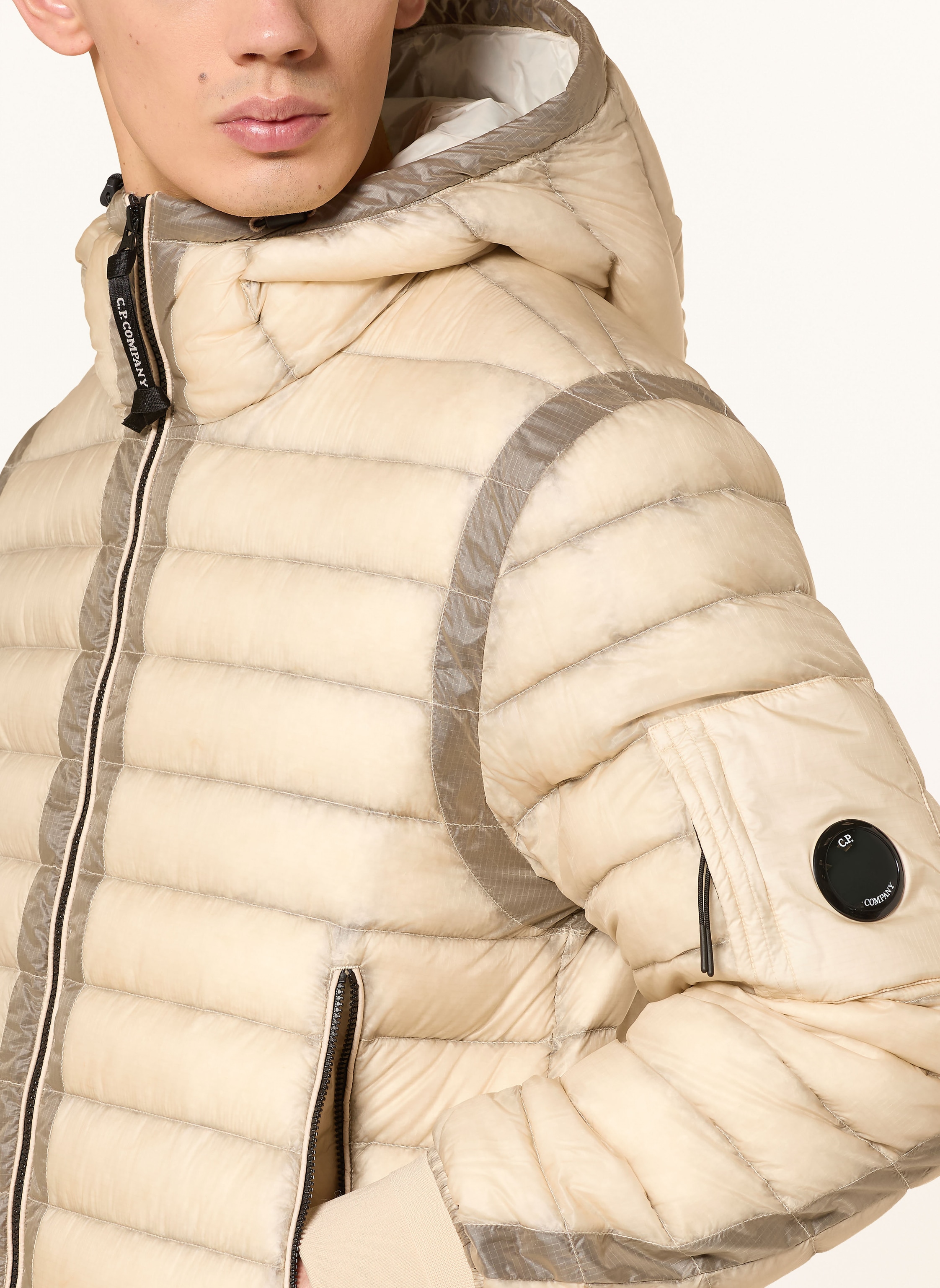 Thumbnail - C.P. Company Lightweight-Daunenjacke beige