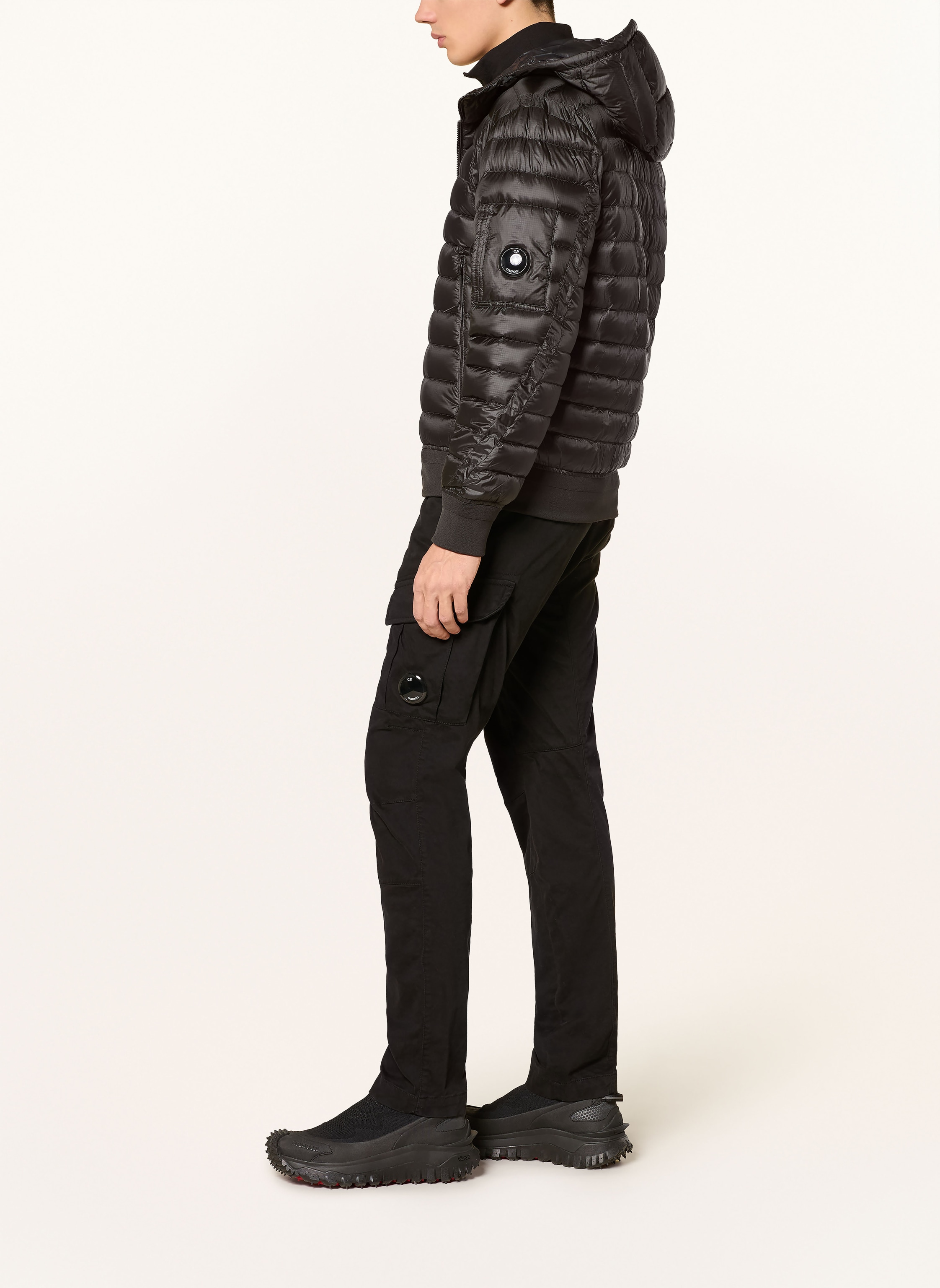 Thumbnail - C.P. Company Lightweight-Daunenjacke schwarz