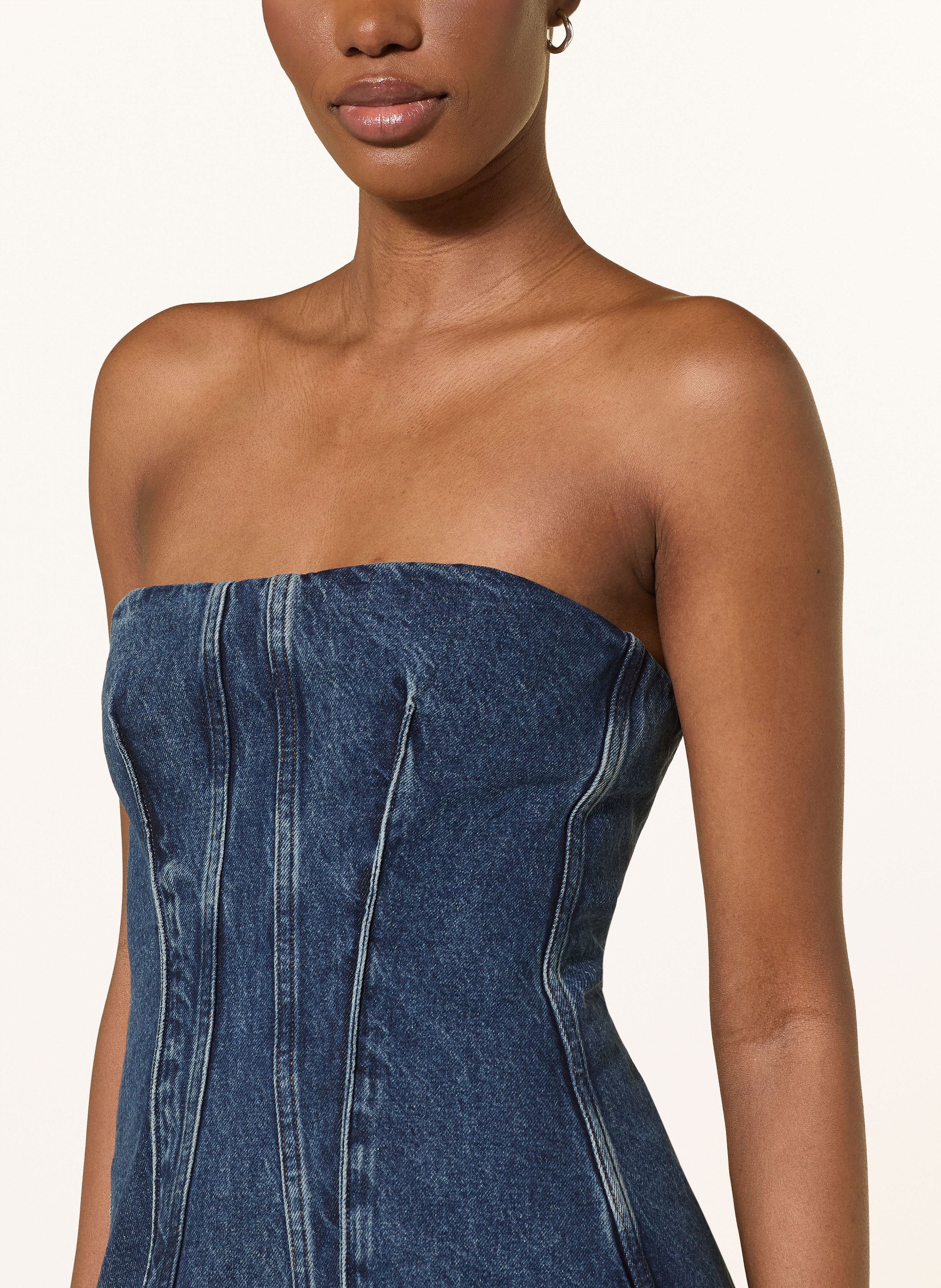 Thumbnail - Agolde Jeanstop Lara blau