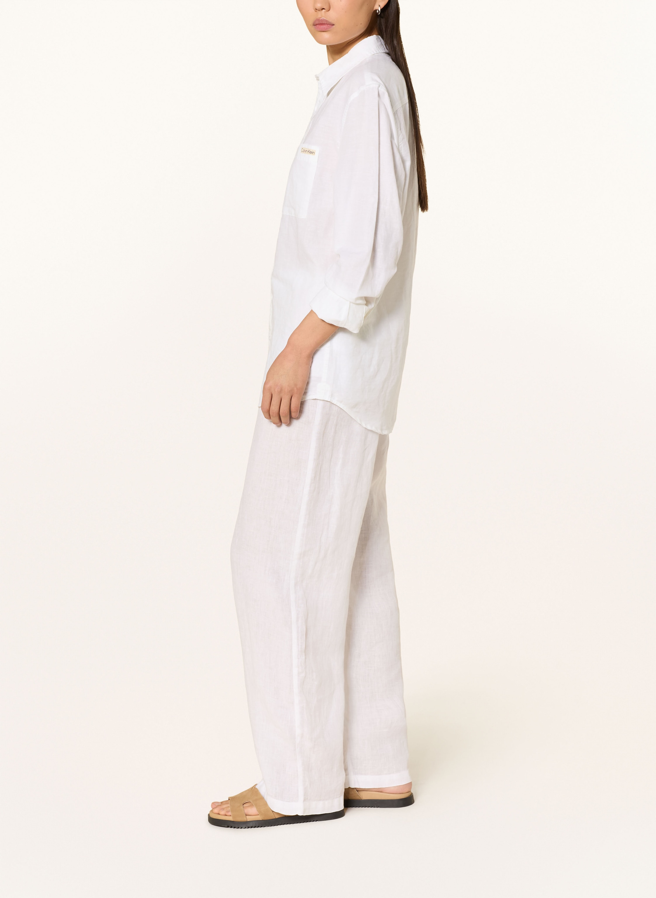 Thumbnail - 120%Lino Leinenhose weiss