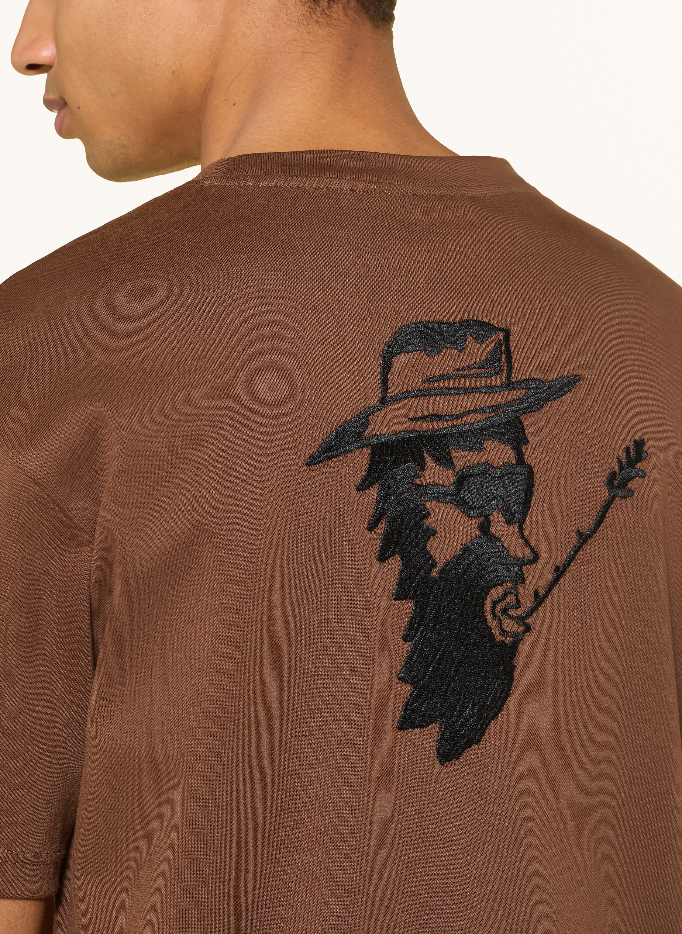 Thumbnail - Oas T-Shirt Husker Ovi braun