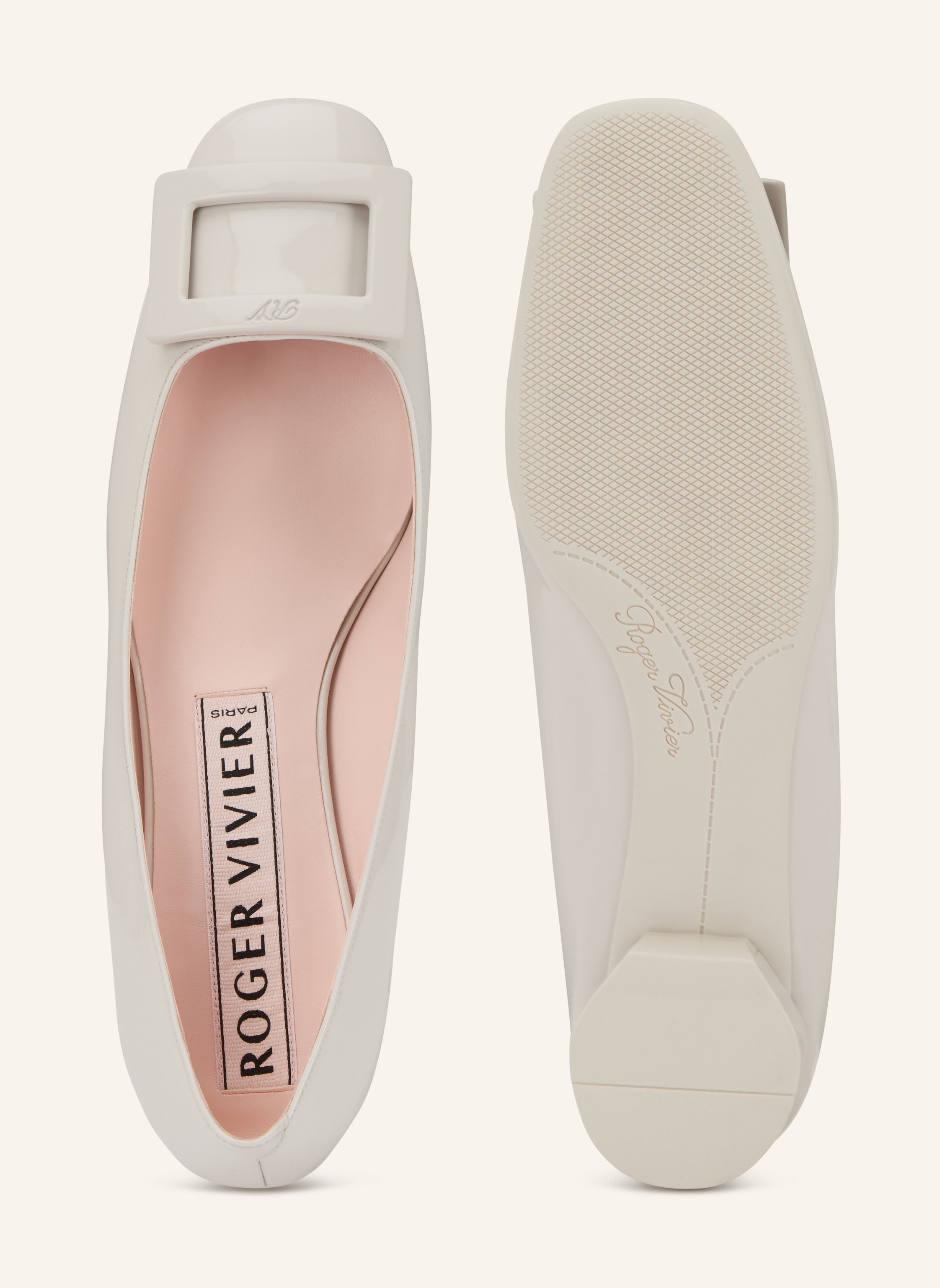 Thumbnail - Roger Vivier Lack-Pumps U Look weiss