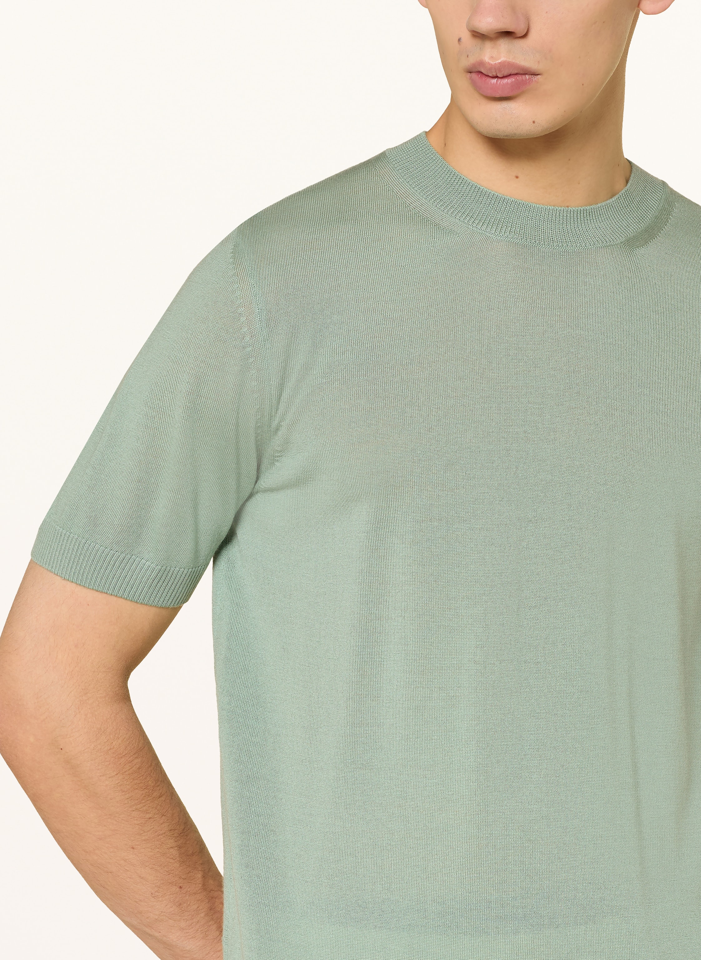 Thumbnail - Boss Strickshirt Umauro gruen