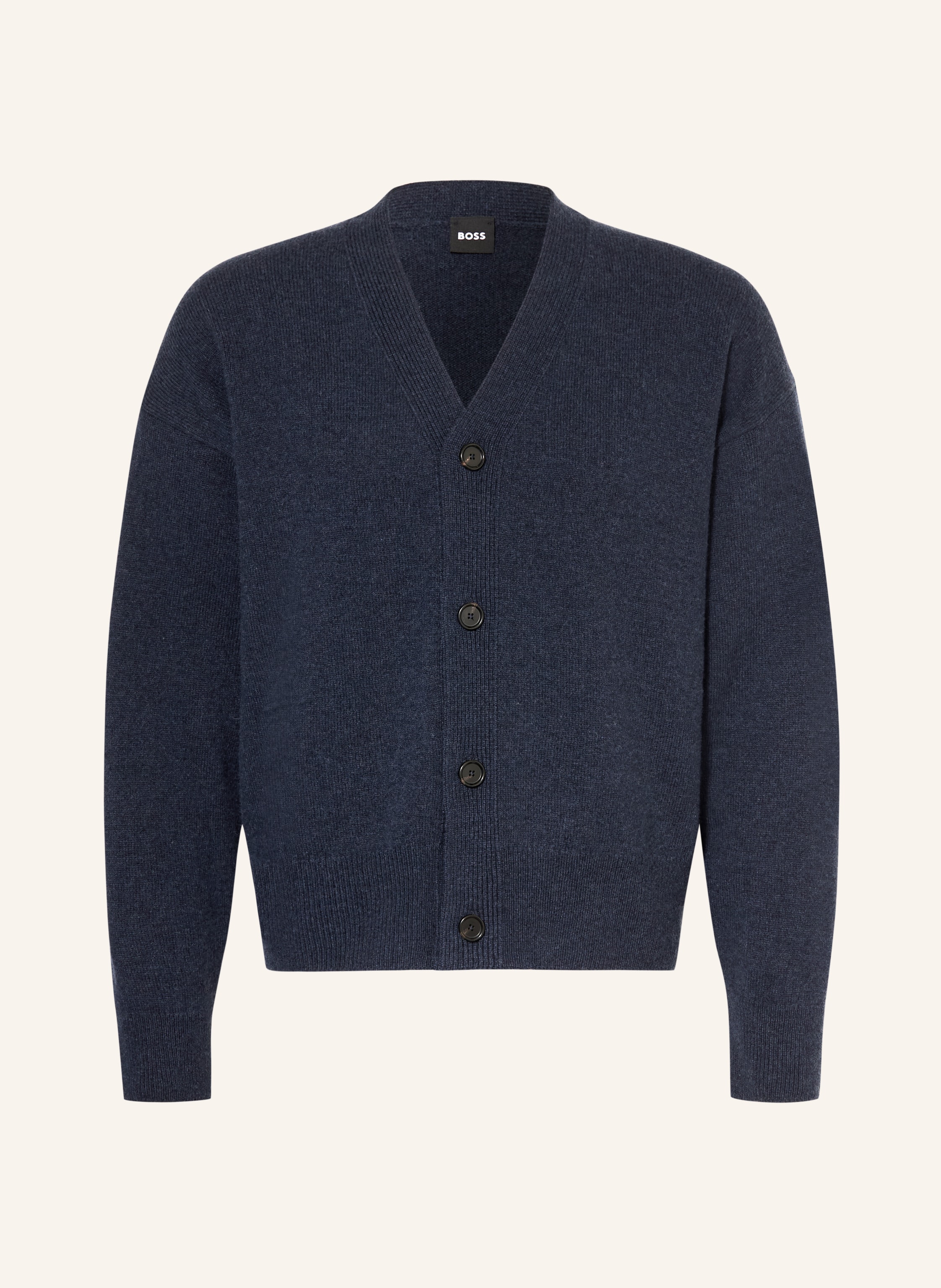 Boss Strickjacke Ucone blau