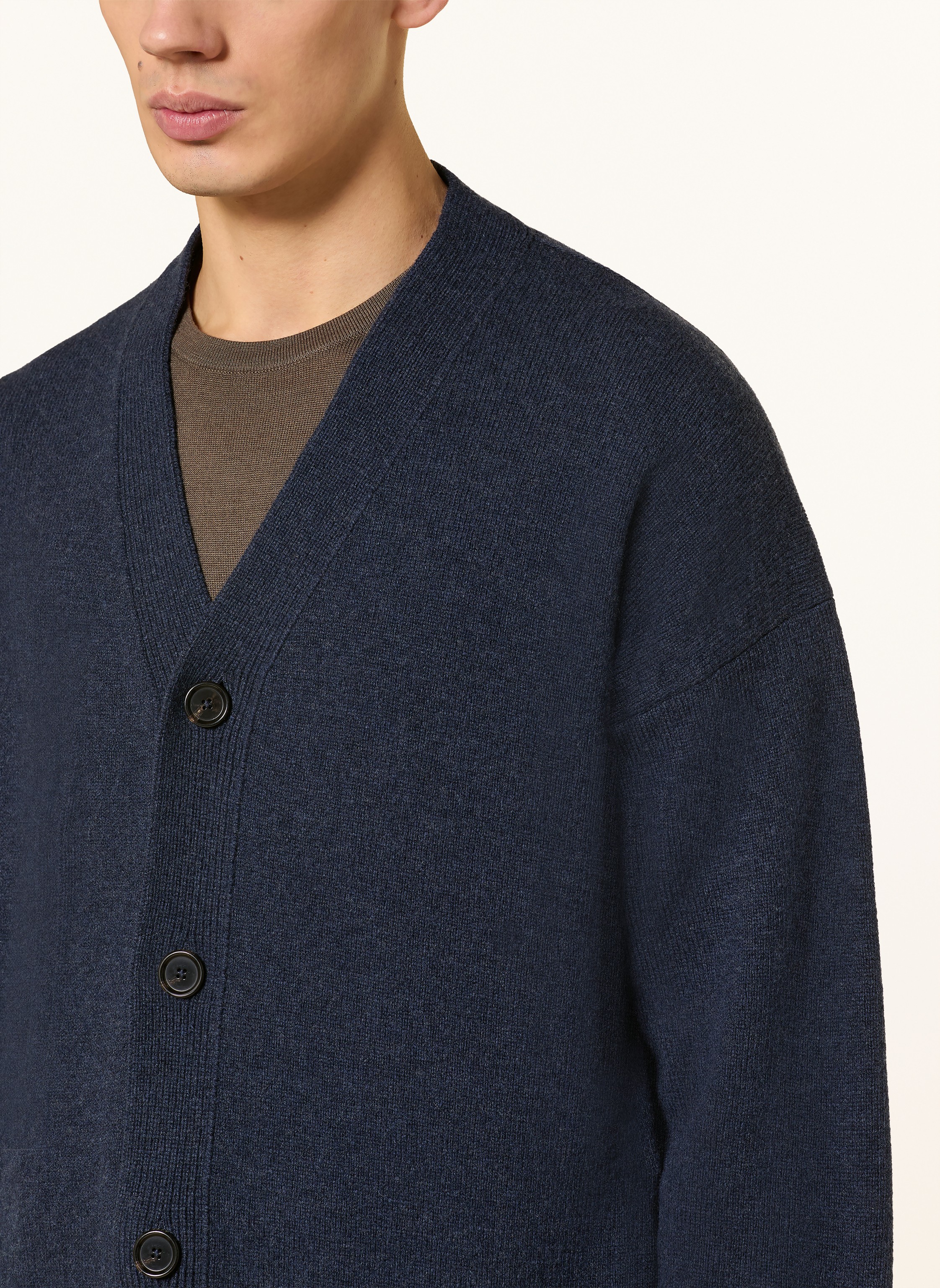 Thumbnail - Boss Strickjacke Ucone blau