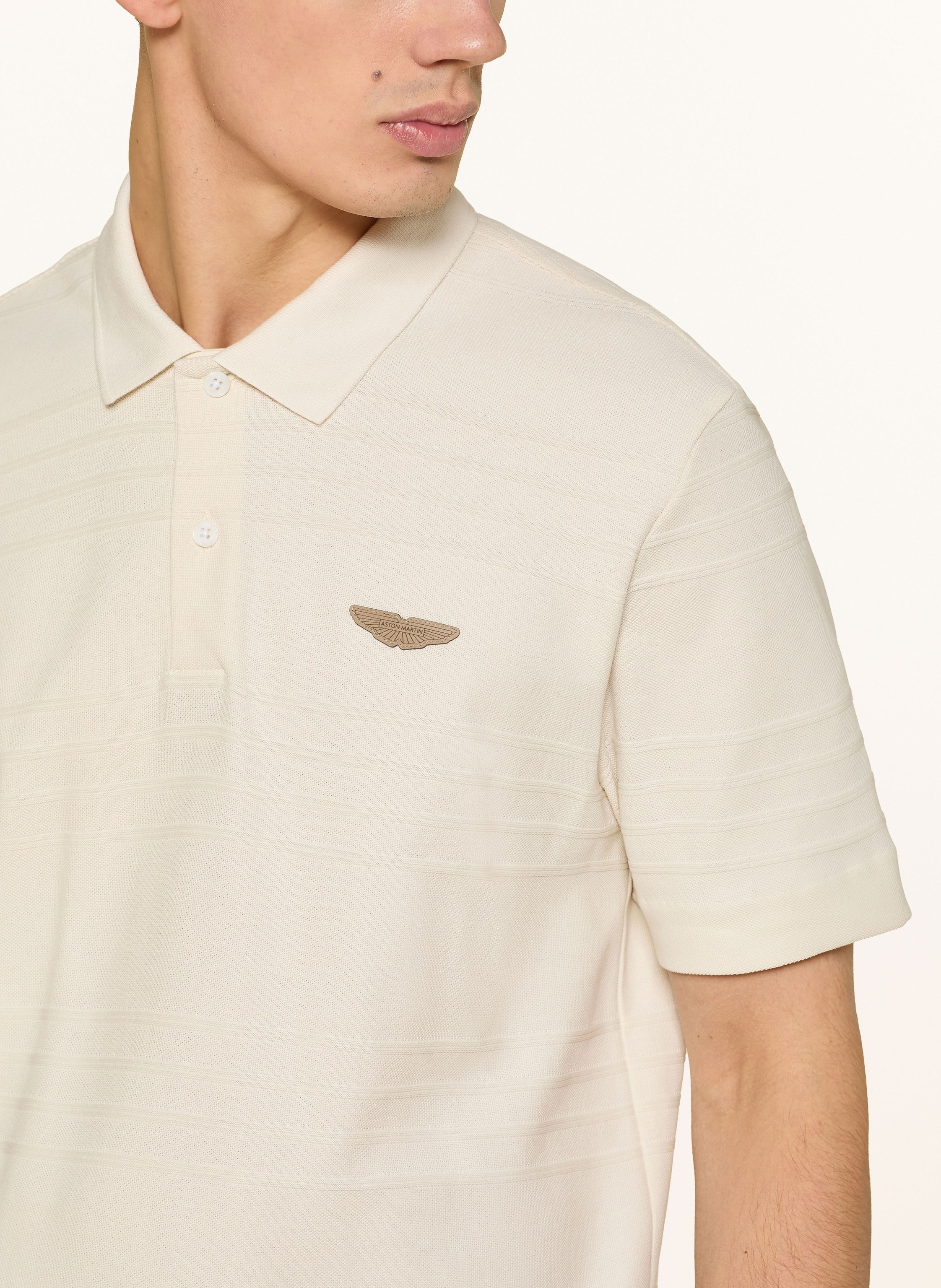 Thumbnail - Boss Piqué-Poloshirt Parris weiss