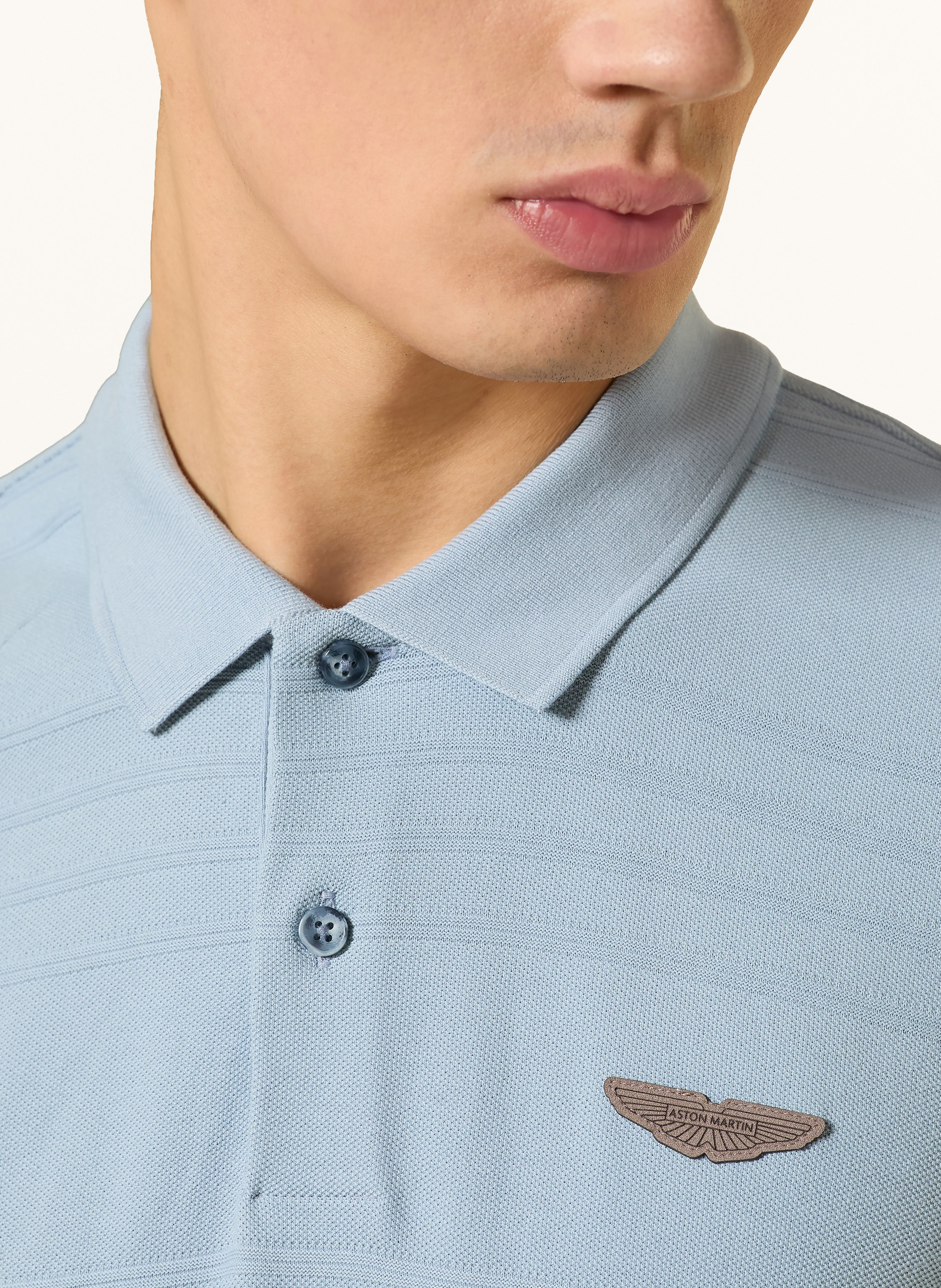 Thumbnail - Boss Piqué-Poloshirt Parris blau