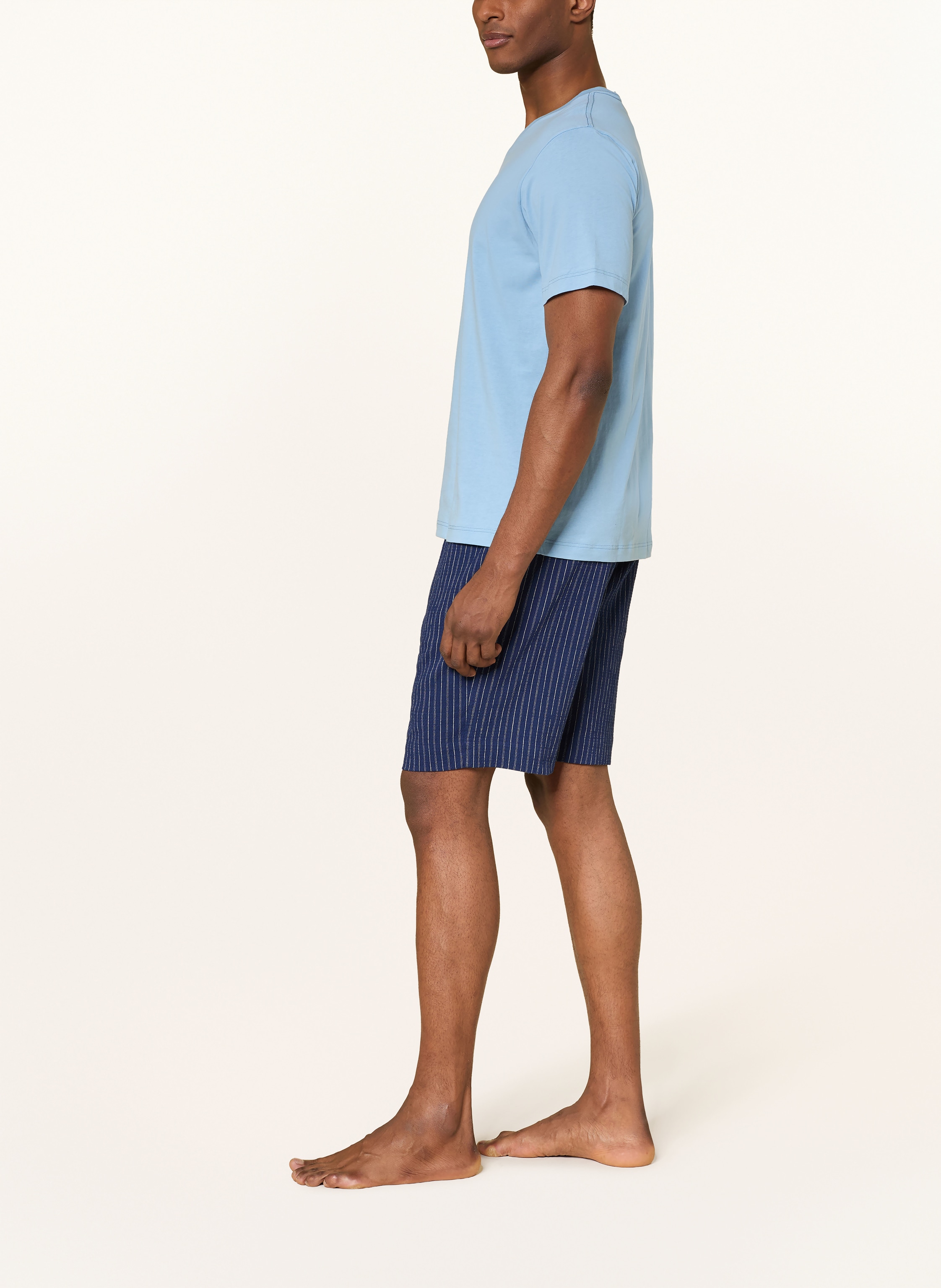 Thumbnail - Schiesser Lounge-Shorts Mix + Relax blau