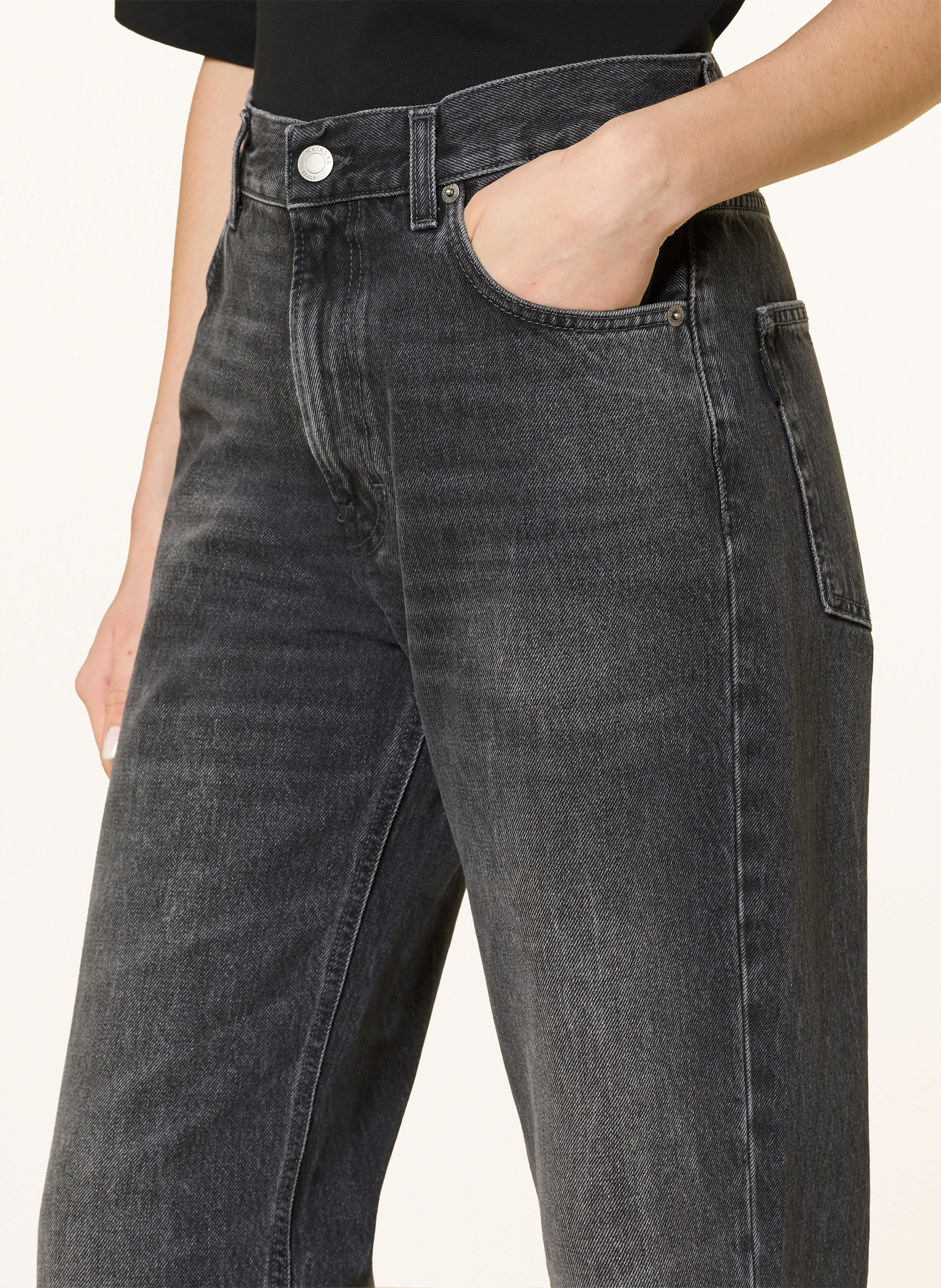 Thumbnail - Haikure Straight Jeans Korea schwarz