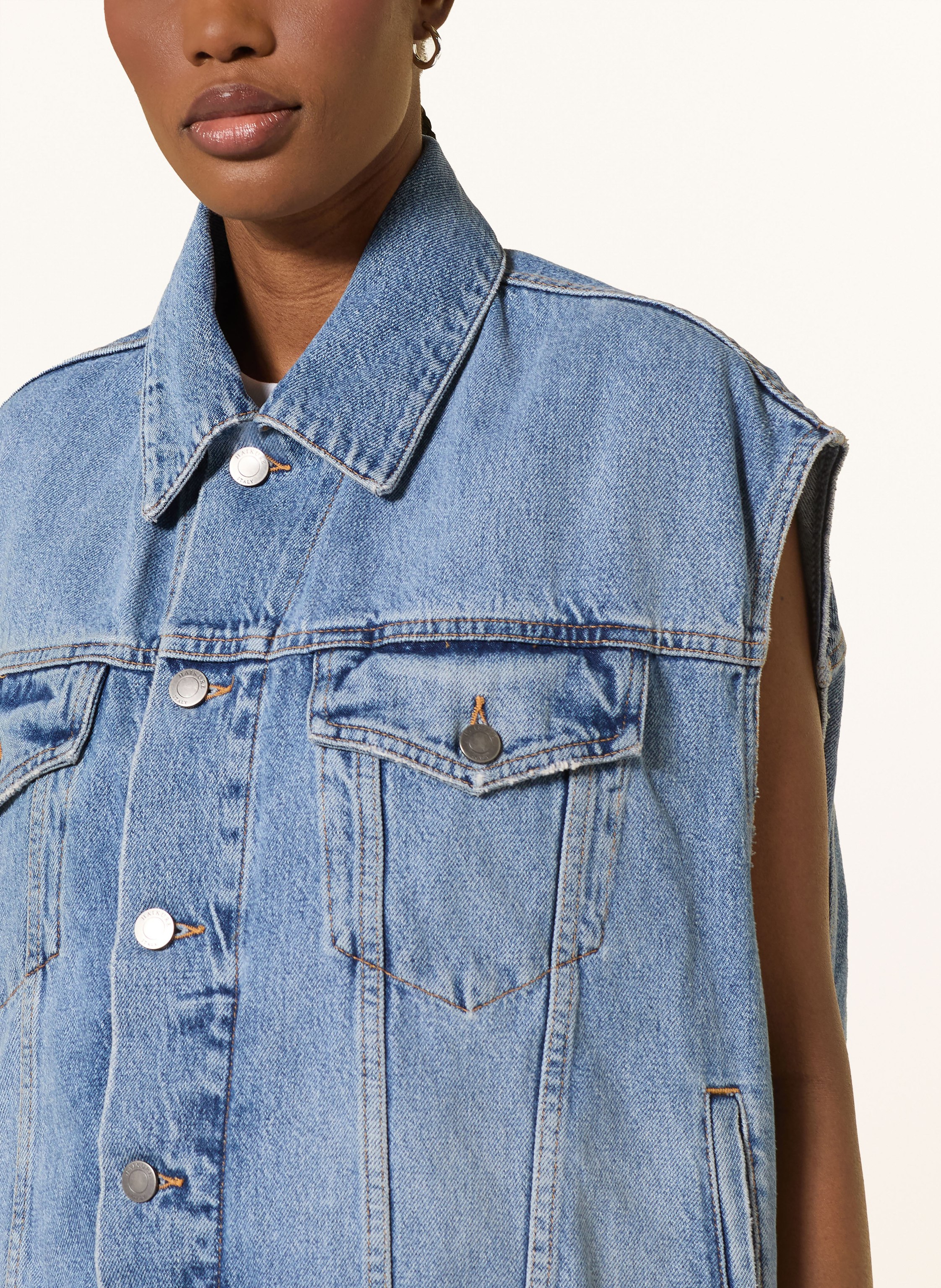 Thumbnail - Haikure Jeansweste Janette blau