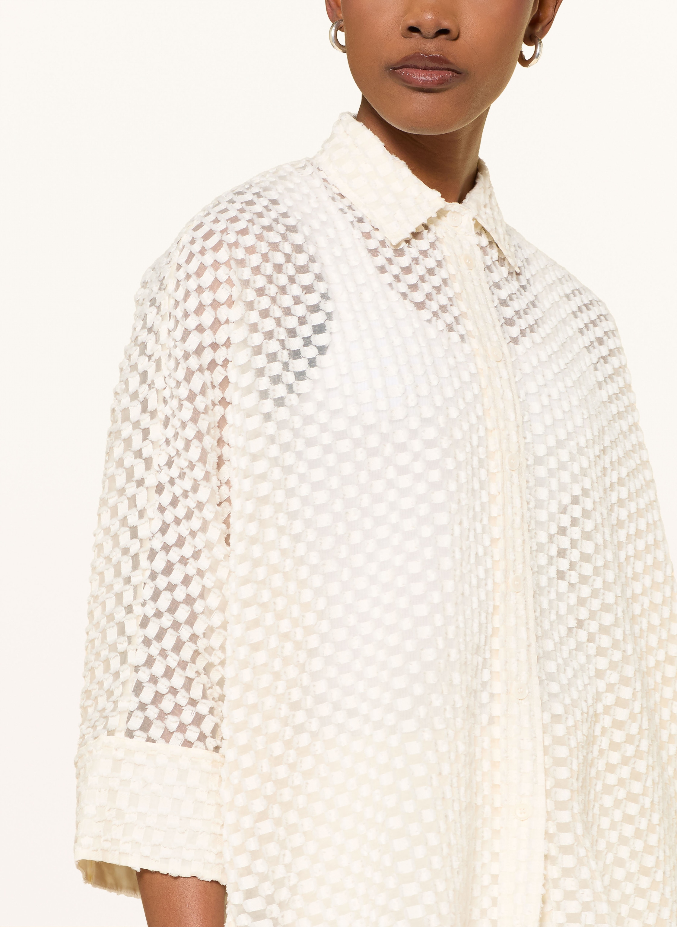 Thumbnail - Windsor. Hemdbluse Mit 3/4-Arm weiss