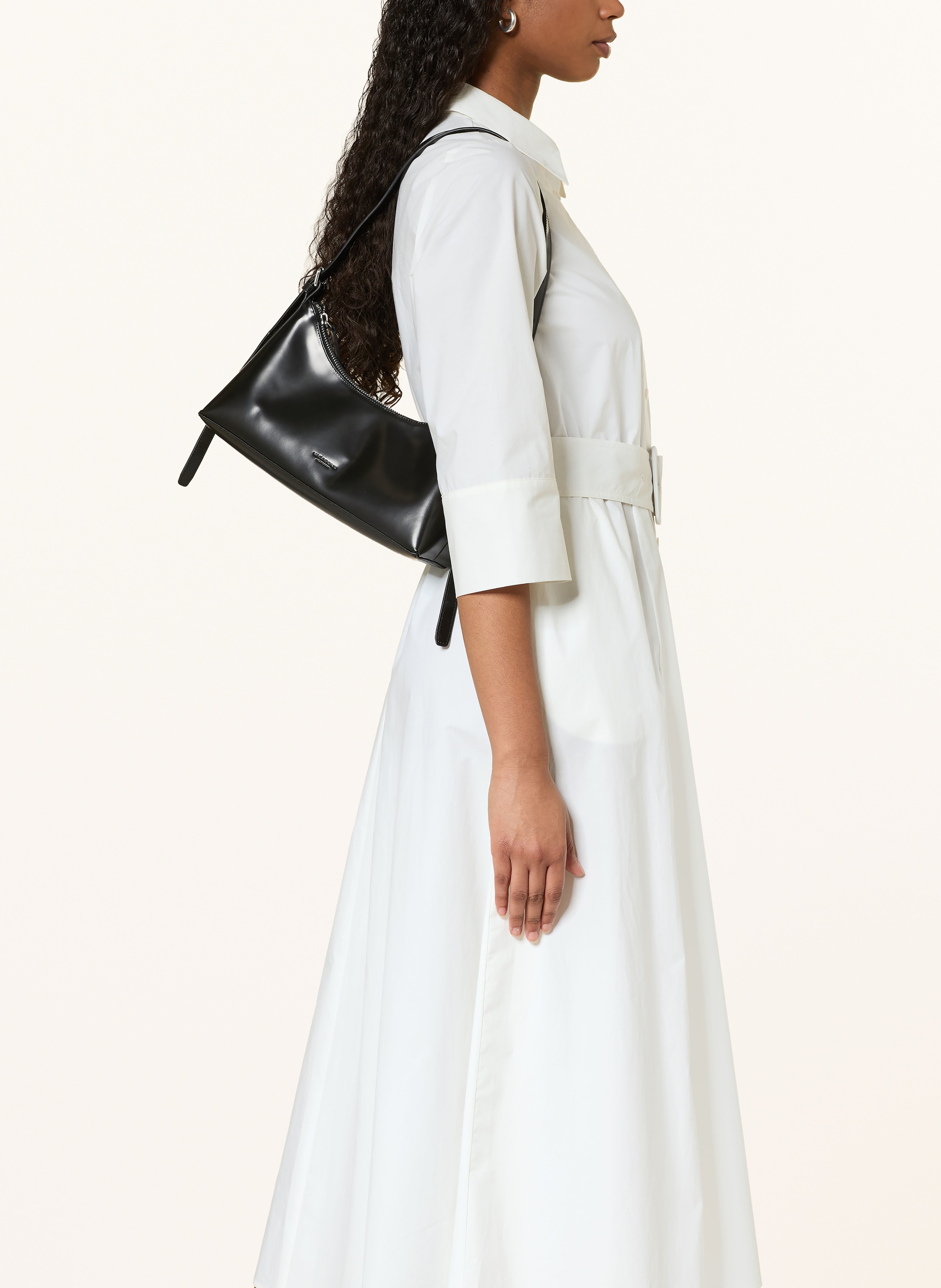 Thumbnail - (The Mercer) N.Y. Hemdblusenkleid Mit 3/4-Arm weiss