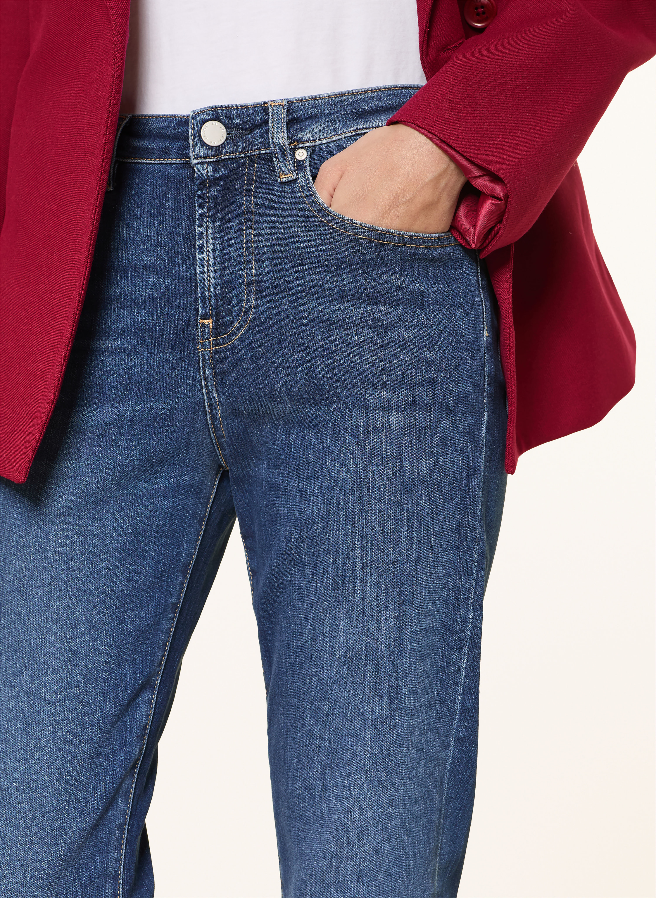 Thumbnail - Ag Jeans Straight Jeans Girlfriend blau