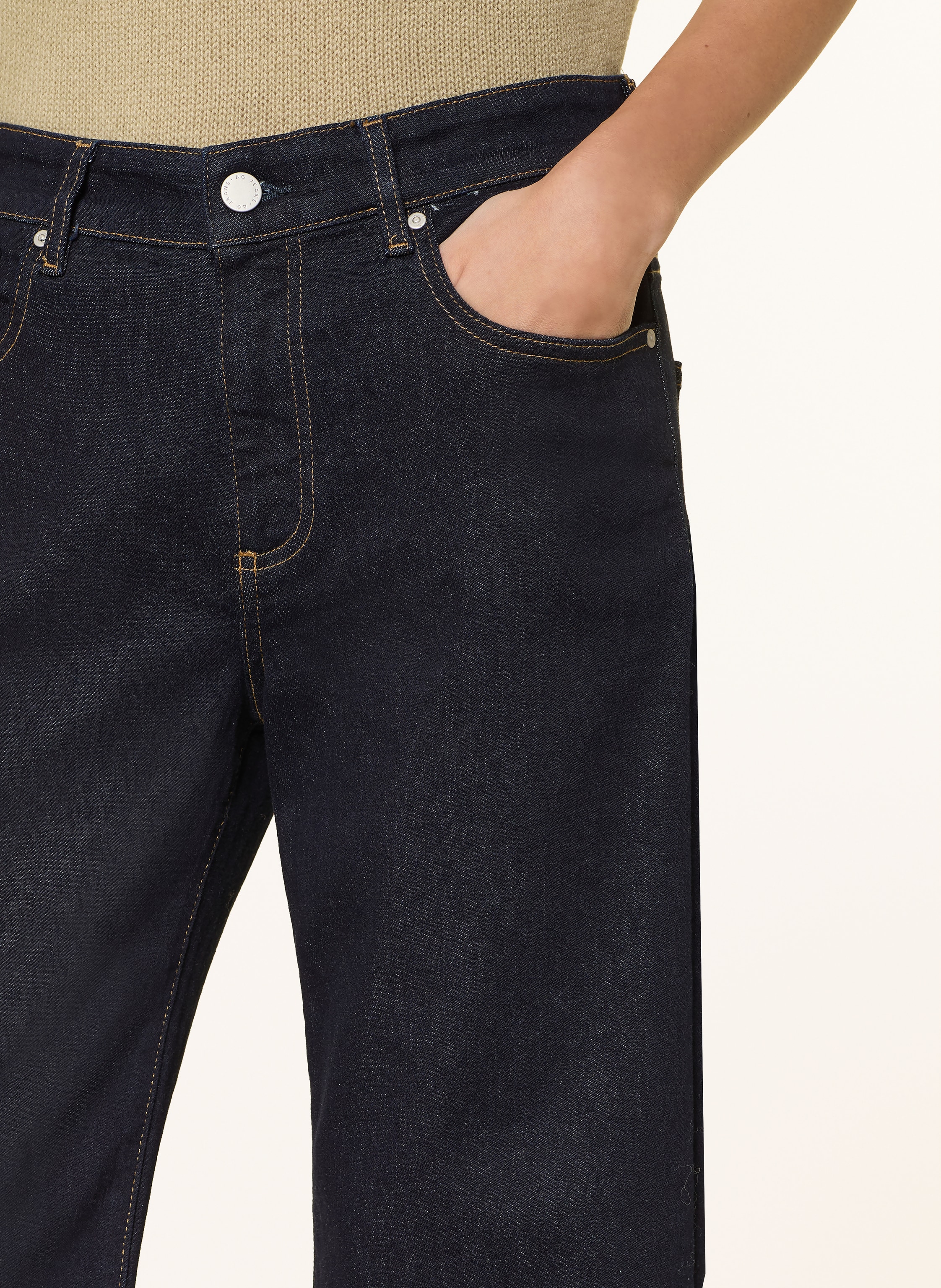 Thumbnail - Ag Jeans Wide Leg Jeans Saige blau