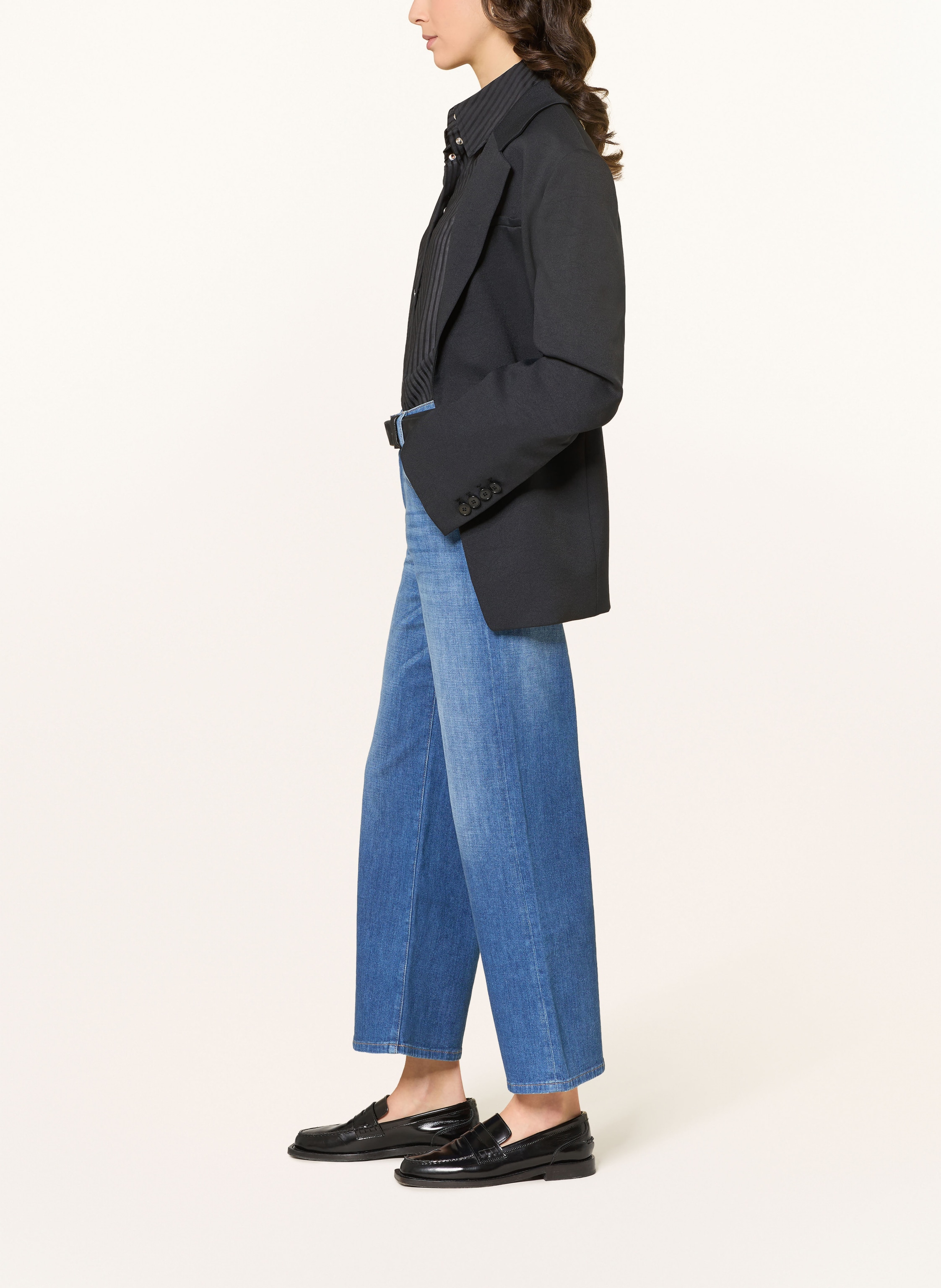 Thumbnail - Ag Jeans Wide Leg Jeans Saige Wide Leg Crop blau