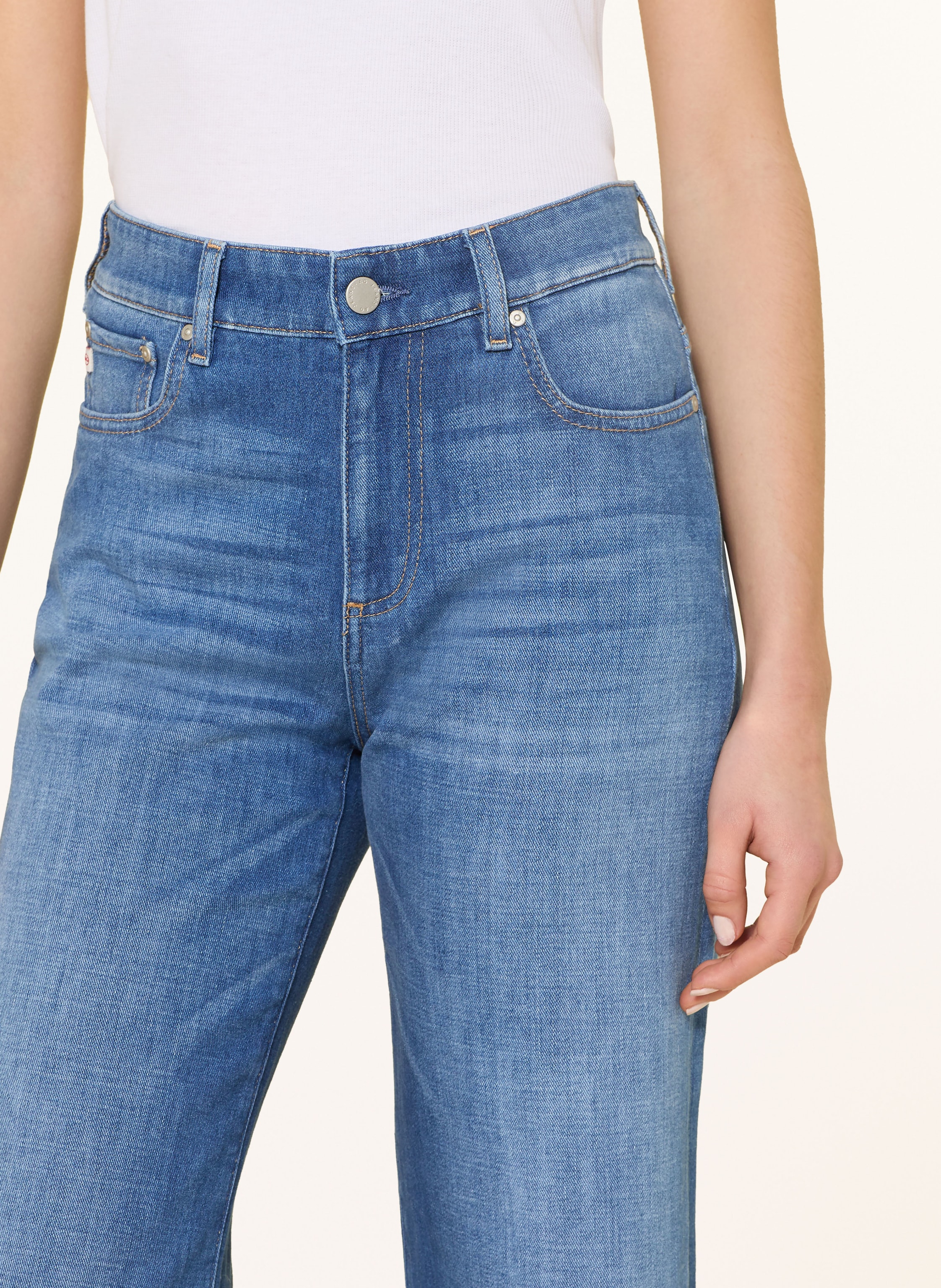 Thumbnail - Ag Jeans Wide Leg Jeans Saige Wide Leg Crop blau