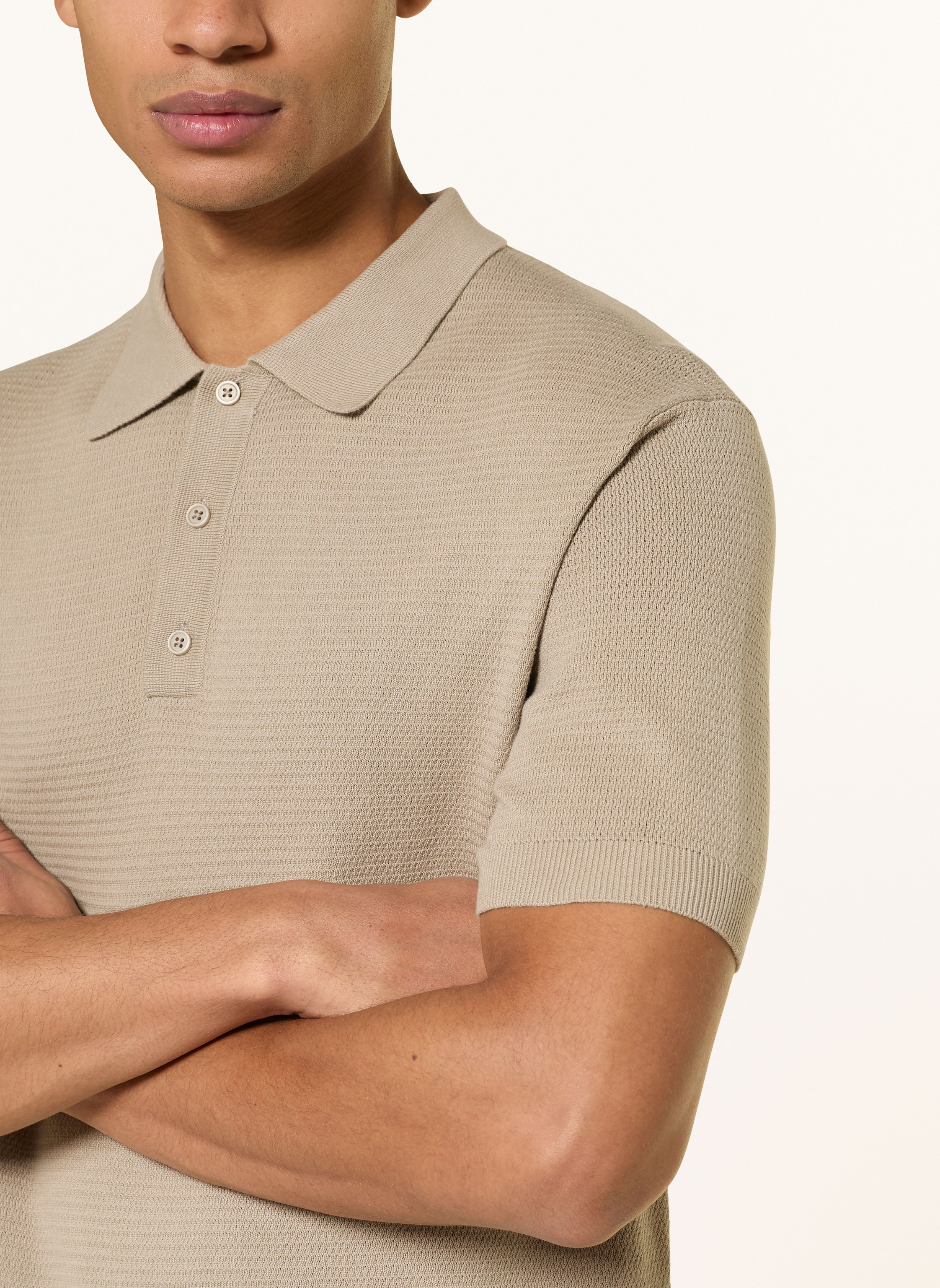 Thumbnail - Paul Strick-Poloshirt gruen