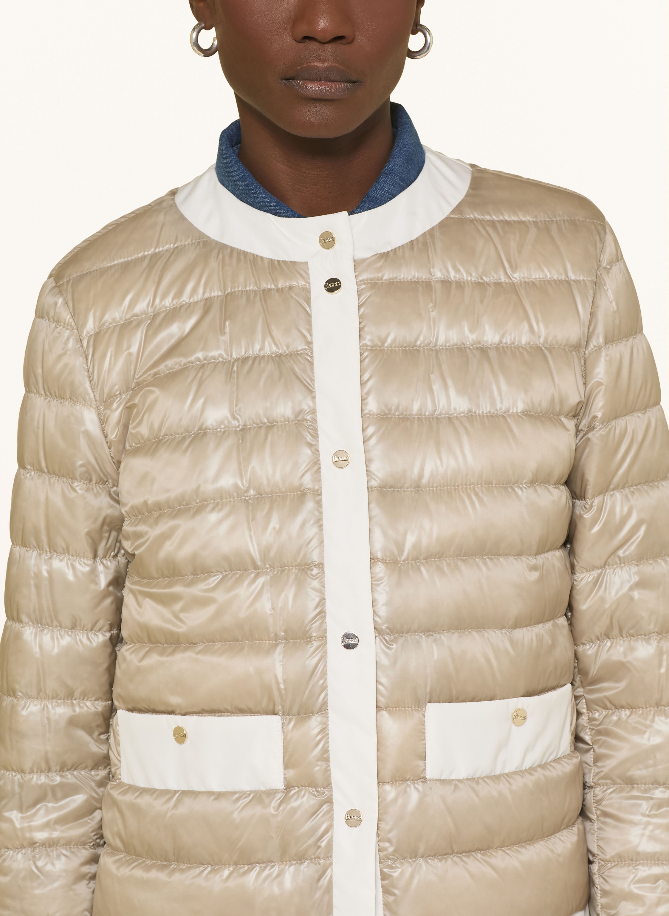 Thumbnail - Herno Steppjacke beige