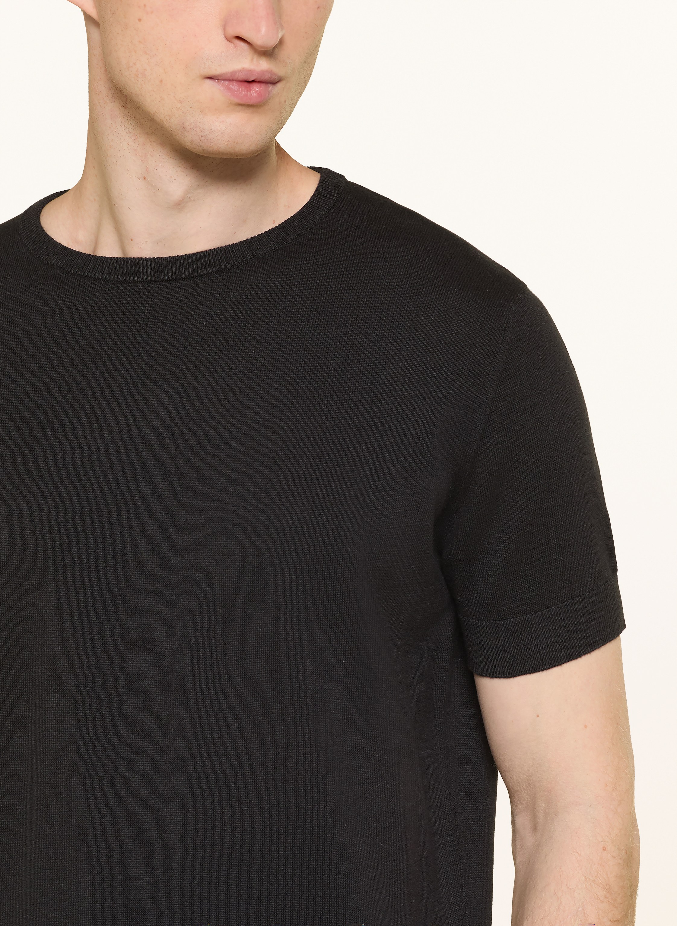 Thumbnail - Strokesman's Strickshirt schwarz