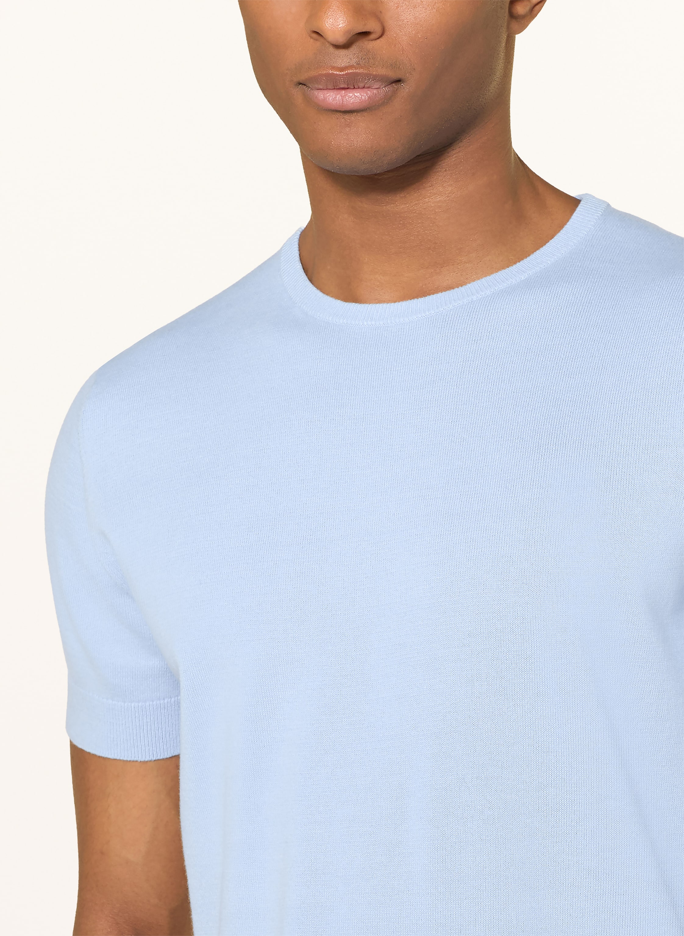 Thumbnail - Strokesman's Strickshirt blau