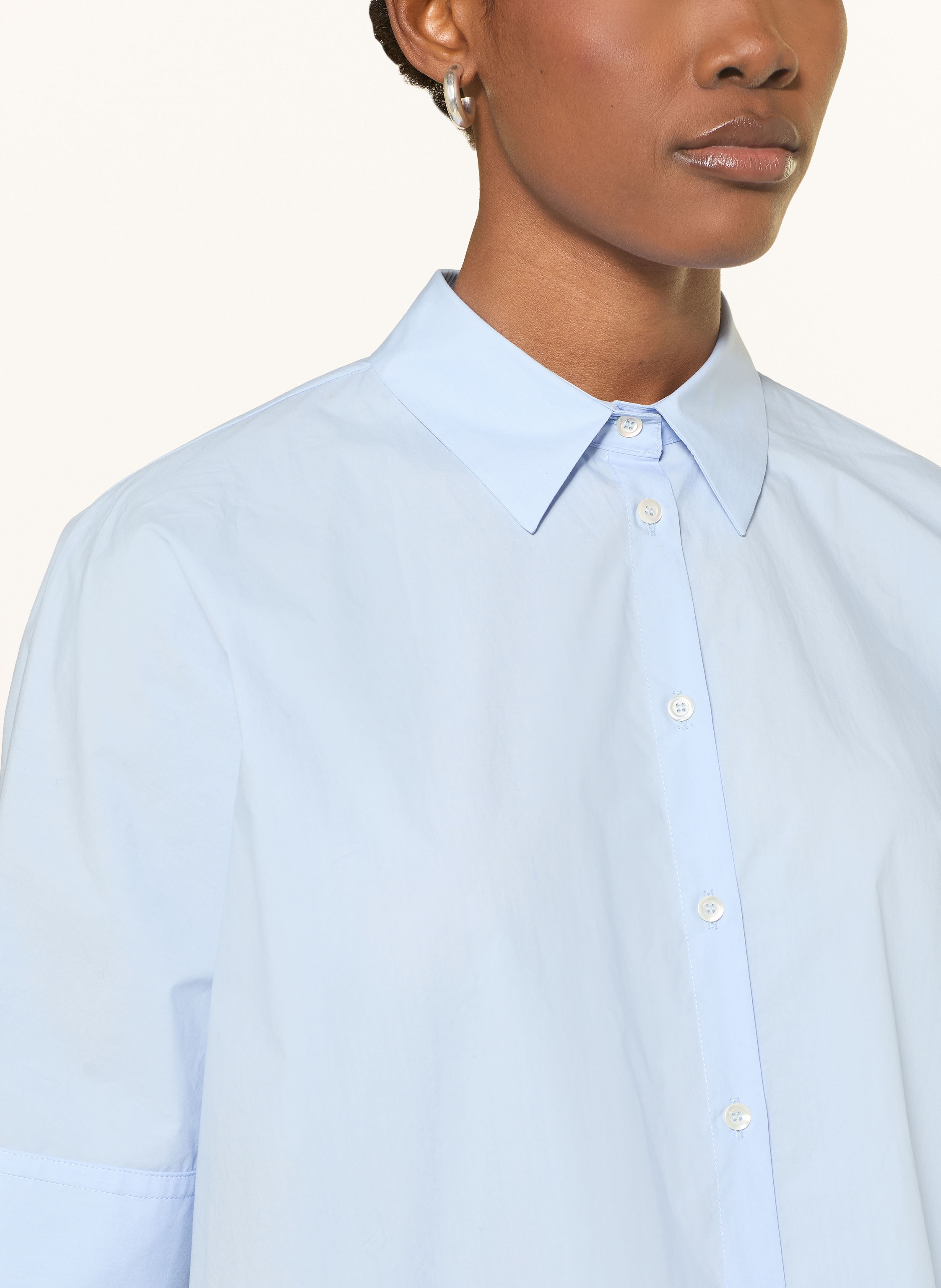 Thumbnail - Antonelli Firenze Oversized-Hemdbluse blau