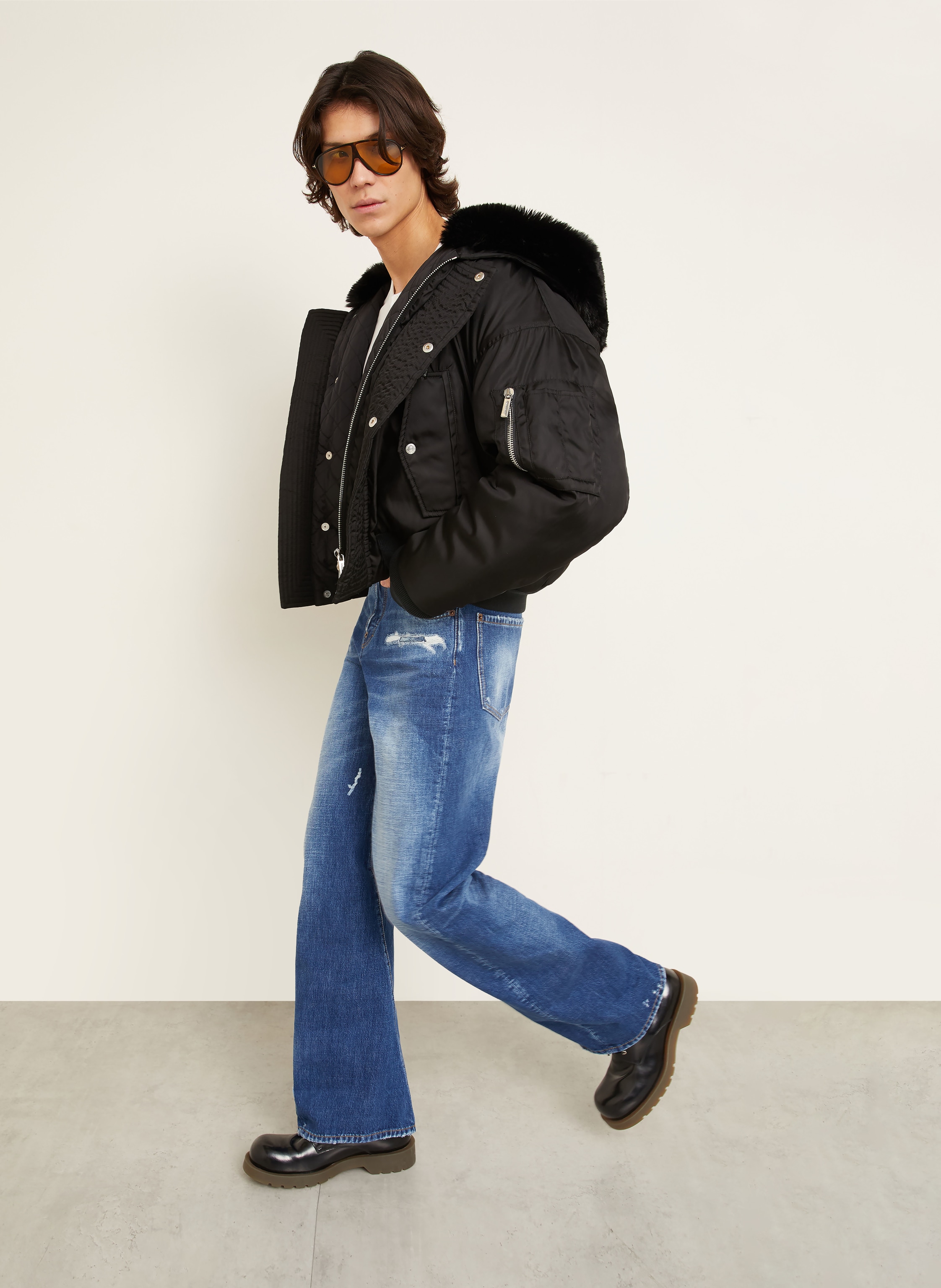 Thumbnail - dsquared2 Jeans Loose Twst Regular Fit blau