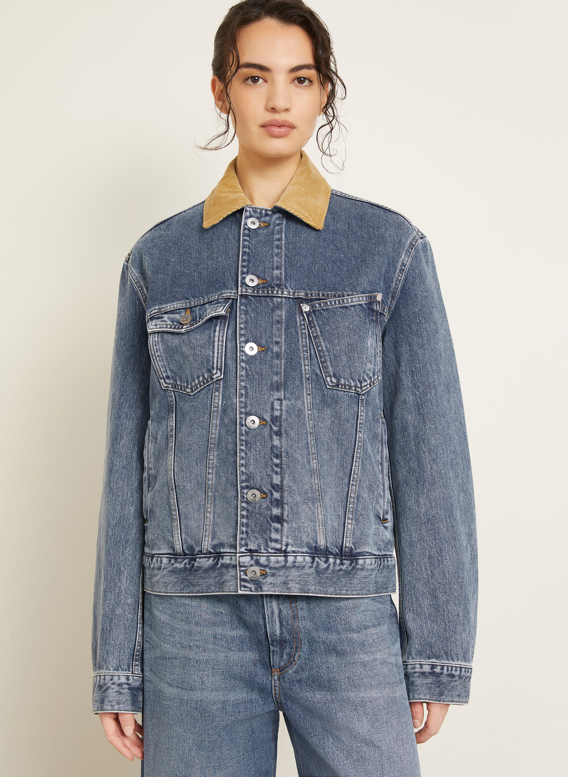 Thumbnail - Jw Anderson Jeansjacke blau
