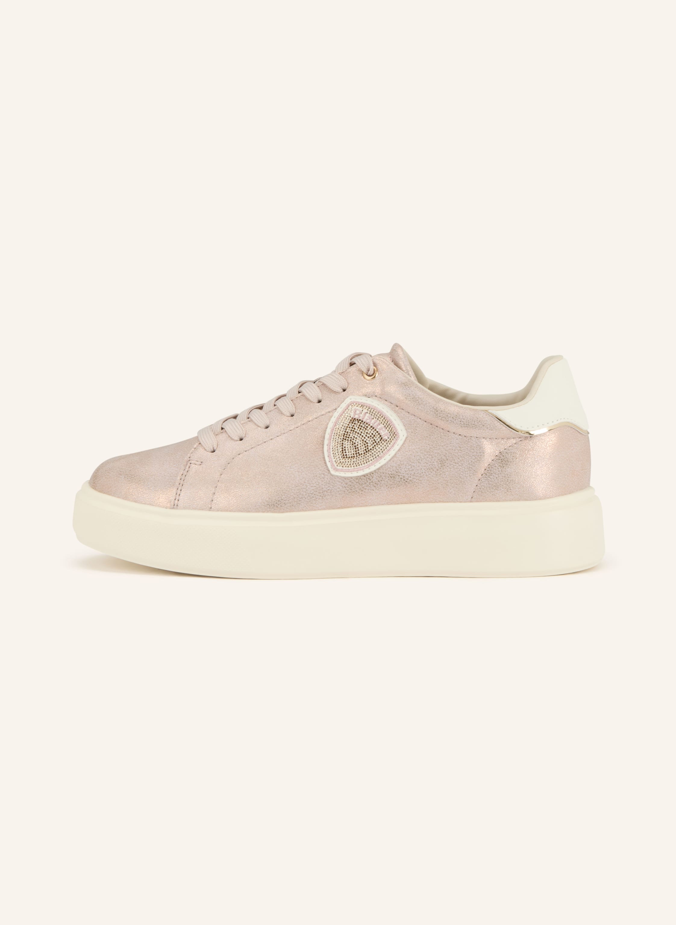 Thumbnail - Blauer Sneaker Venus Mit Schmucksteinen rosa