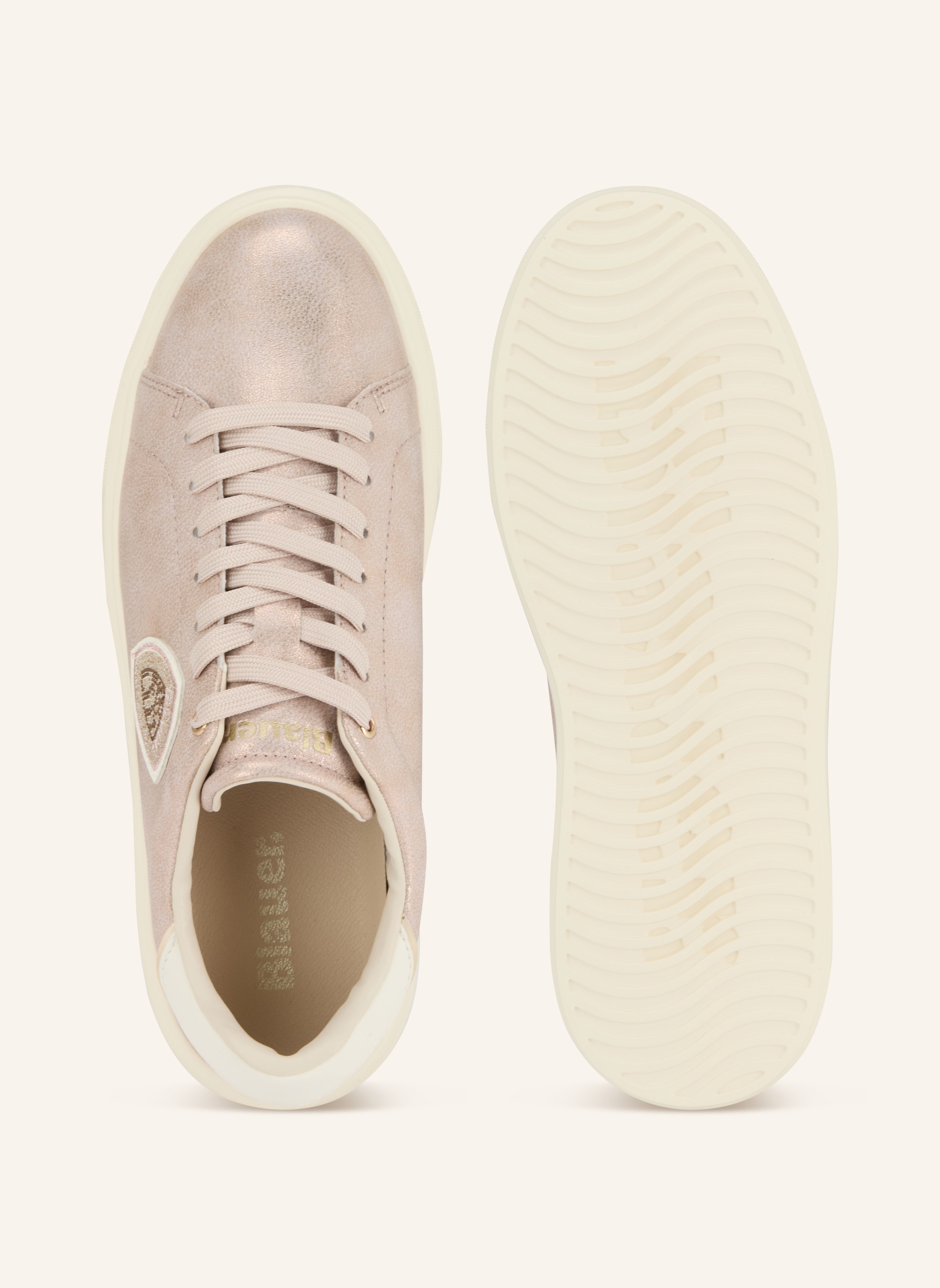 Thumbnail - Blauer Sneaker Venus Mit Schmucksteinen rosa