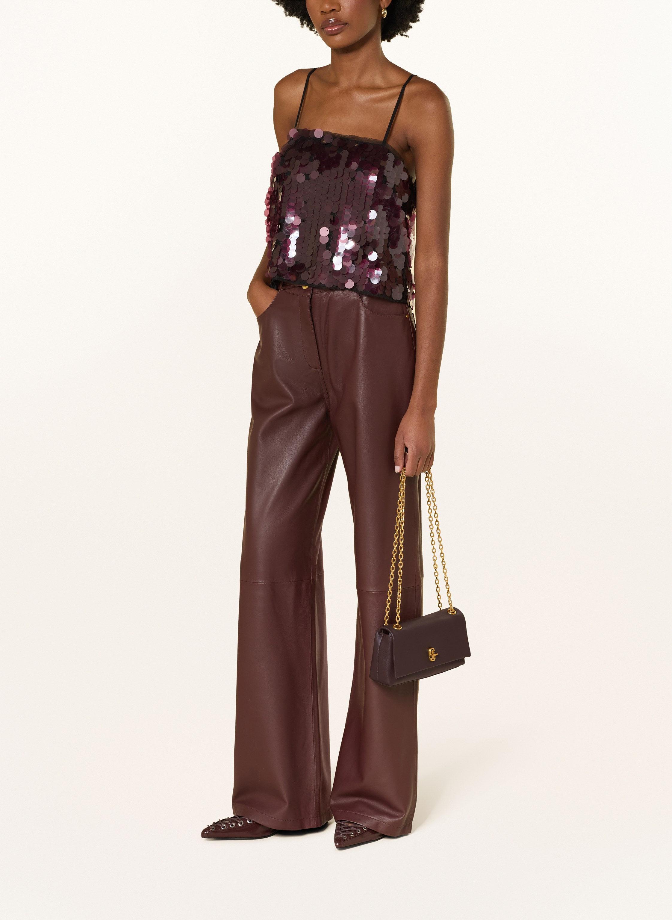 Thumbnail - Marc Jacobs Schultertasche The Dual Chain Mini Bag braun