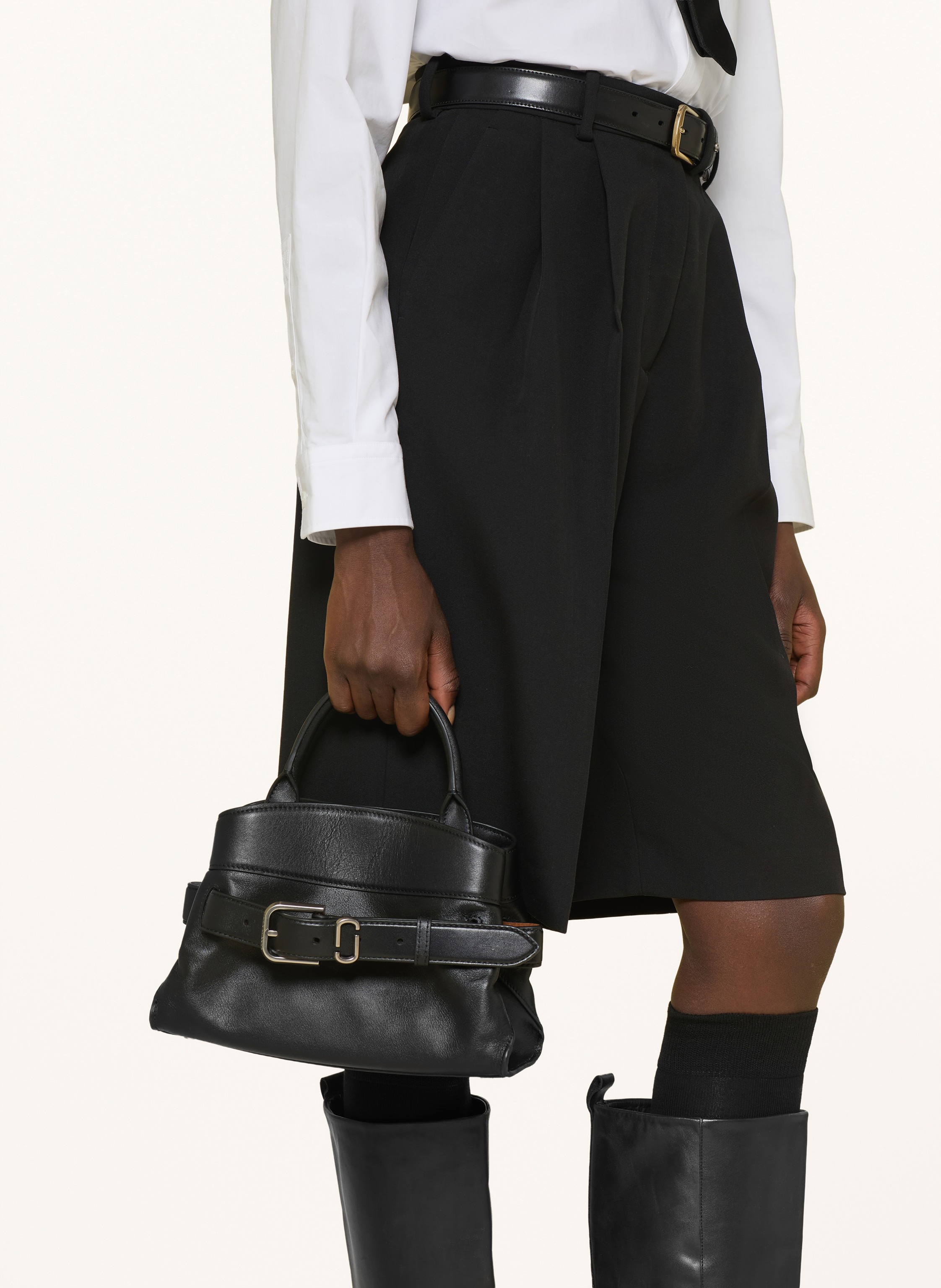 Thumbnail - Marc Jacobs Handtasche The Dakota Small Satchel Bag schwarz