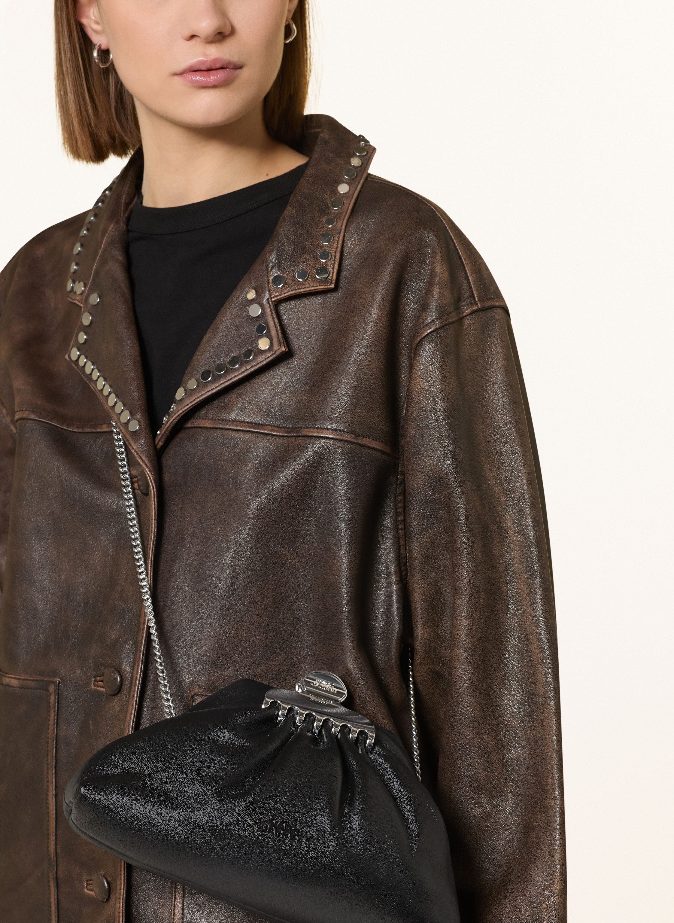 Thumbnail - Marc Jacobs Clutch The Glam Small Clutch Bag schwarz