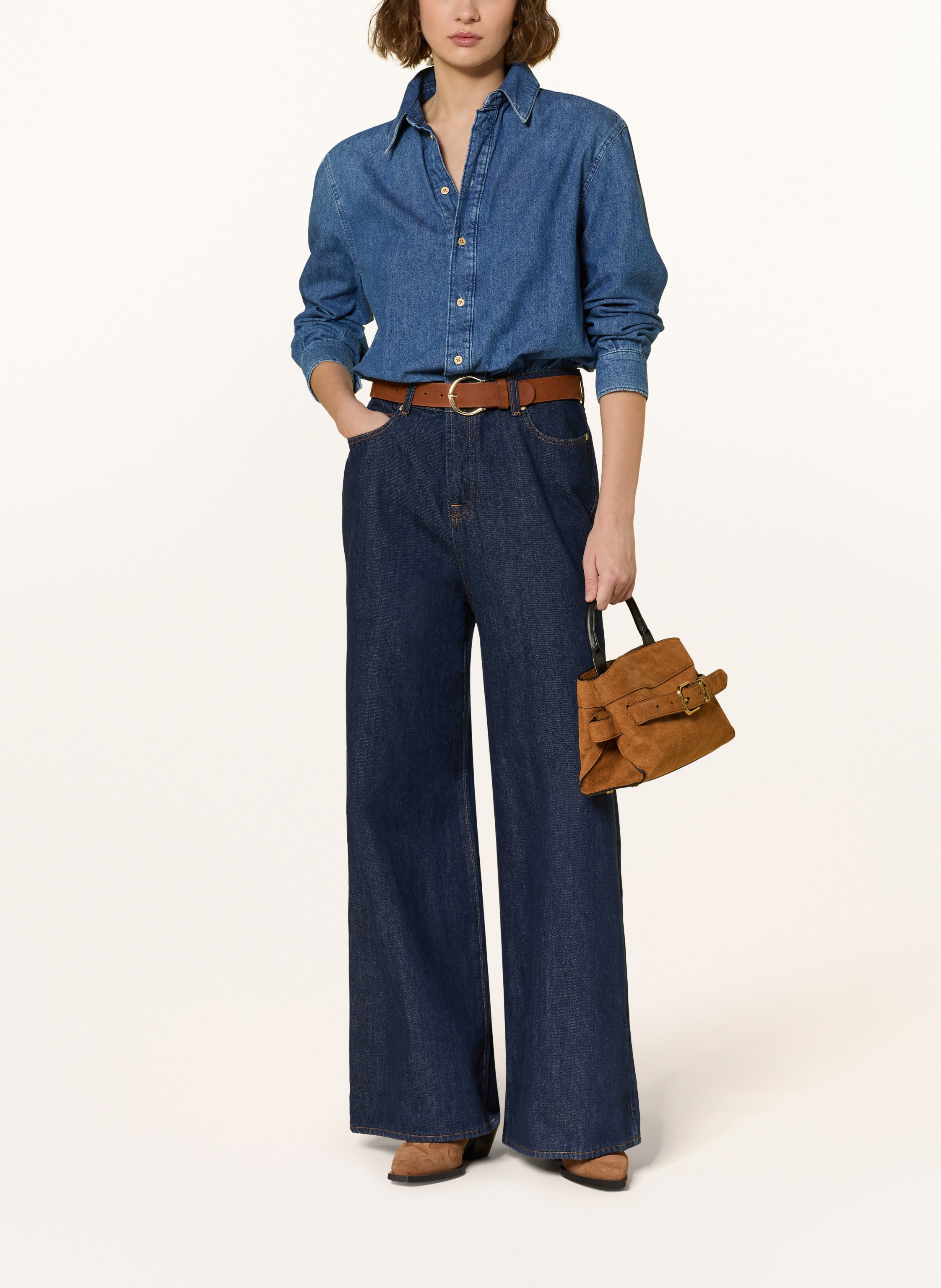 Thumbnail - Marc Jacobs Handtasche The Dakota Small Satchel Bag braun