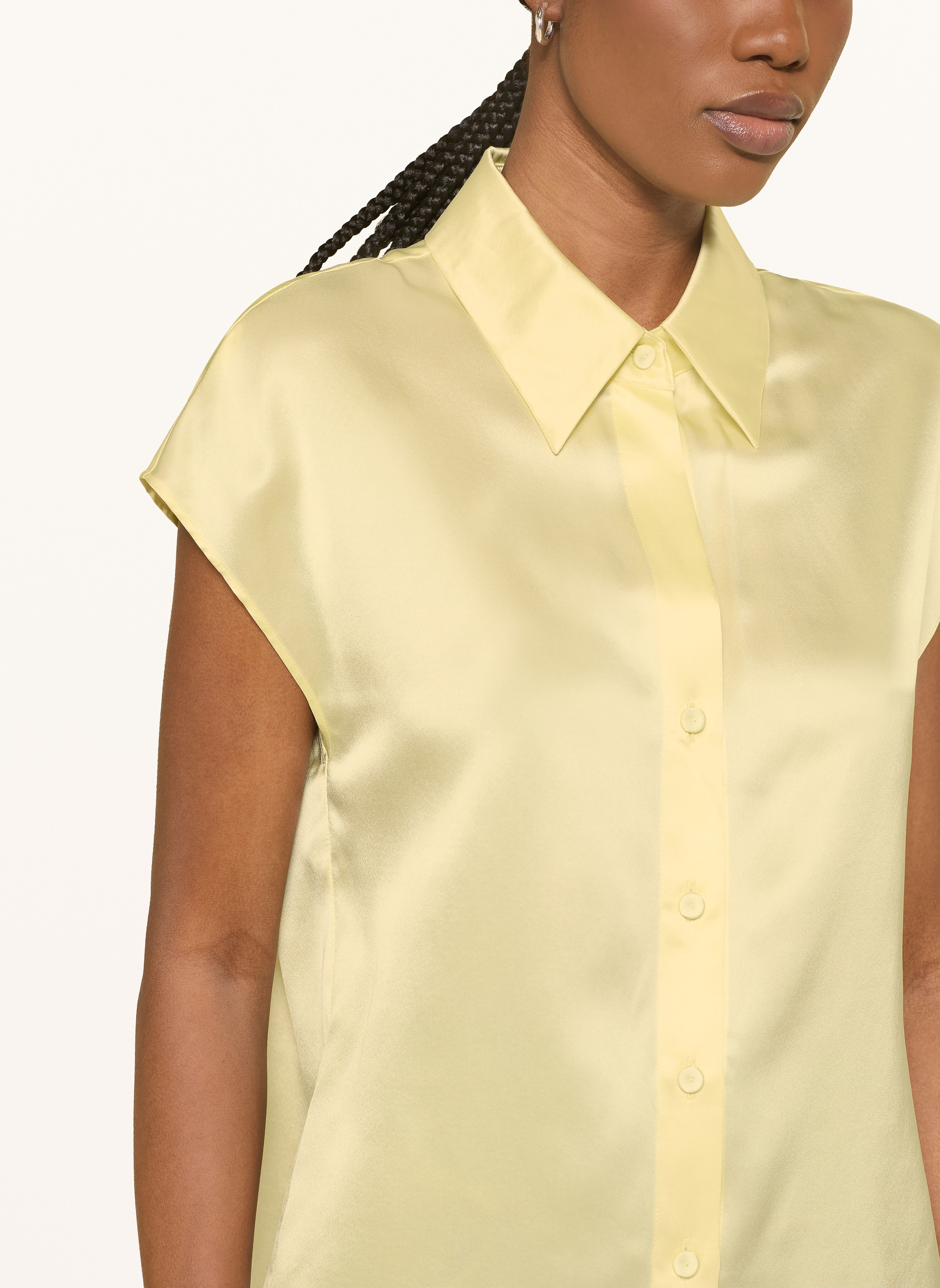Thumbnail - Luisa Cerano Hemdbluse Aus Seide gelb