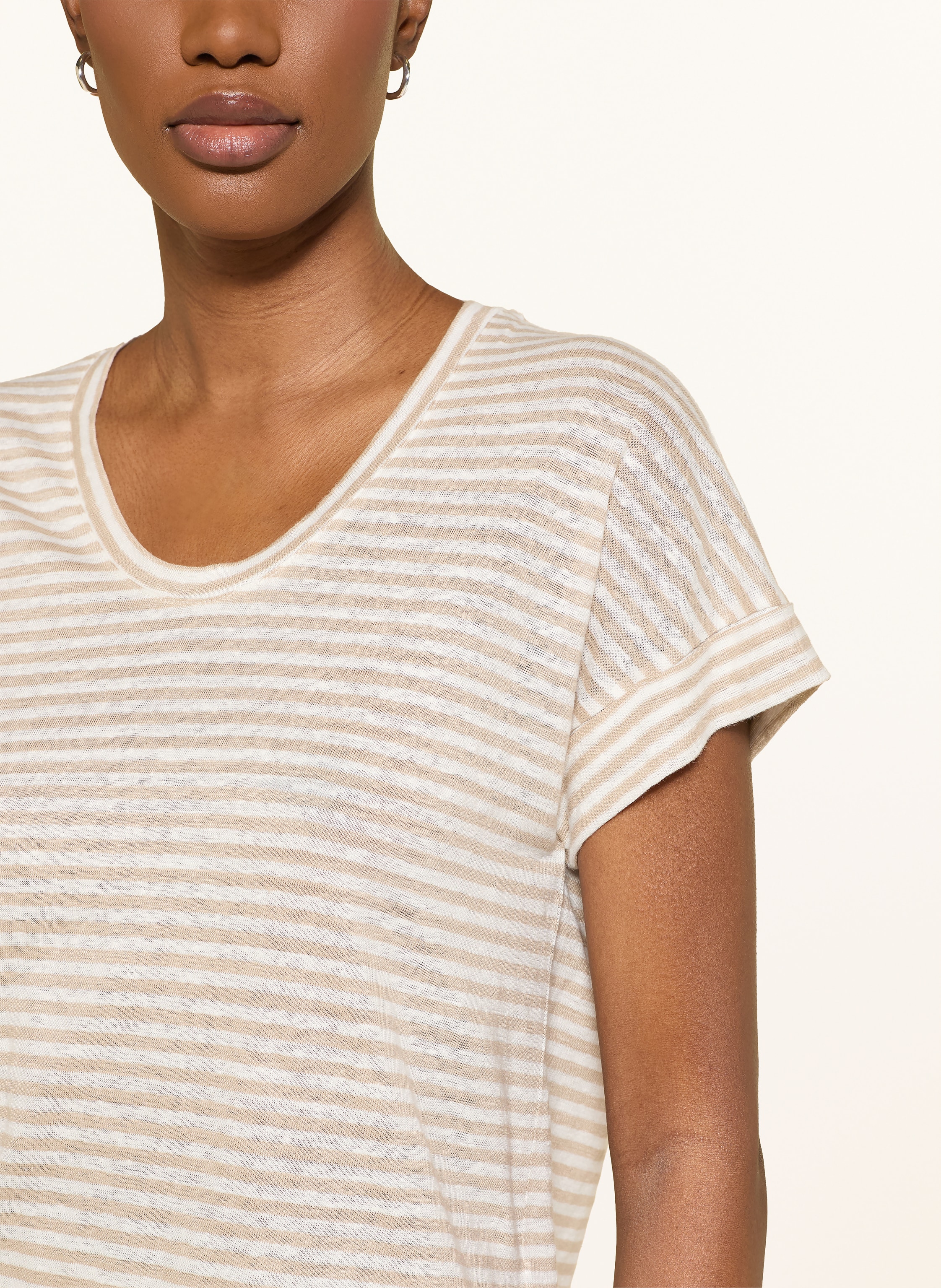 Thumbnail - Luisa Cerano Strickshirt Aus Leinen beige