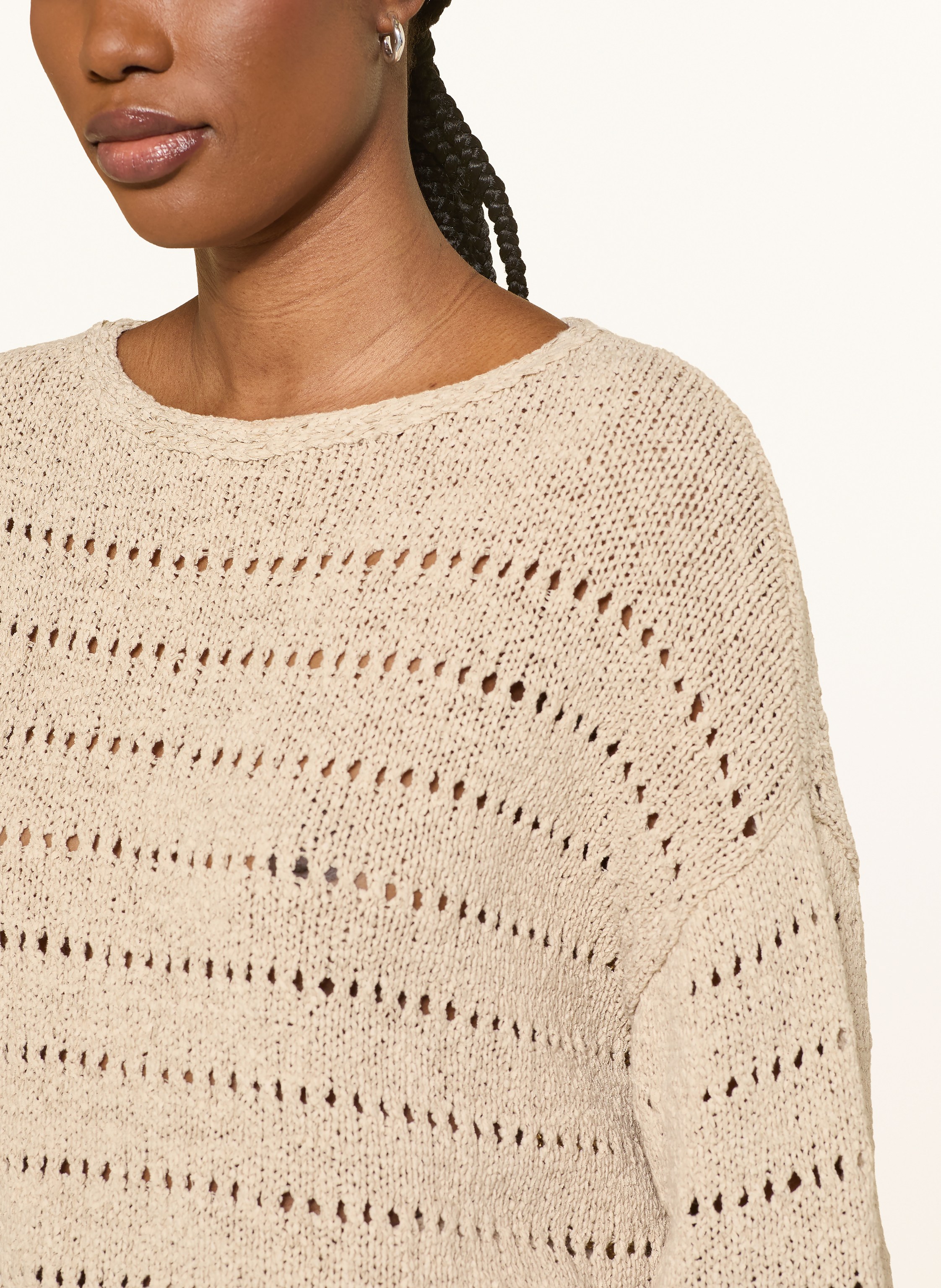 Thumbnail - Luisa Cerano Strickshirt beige