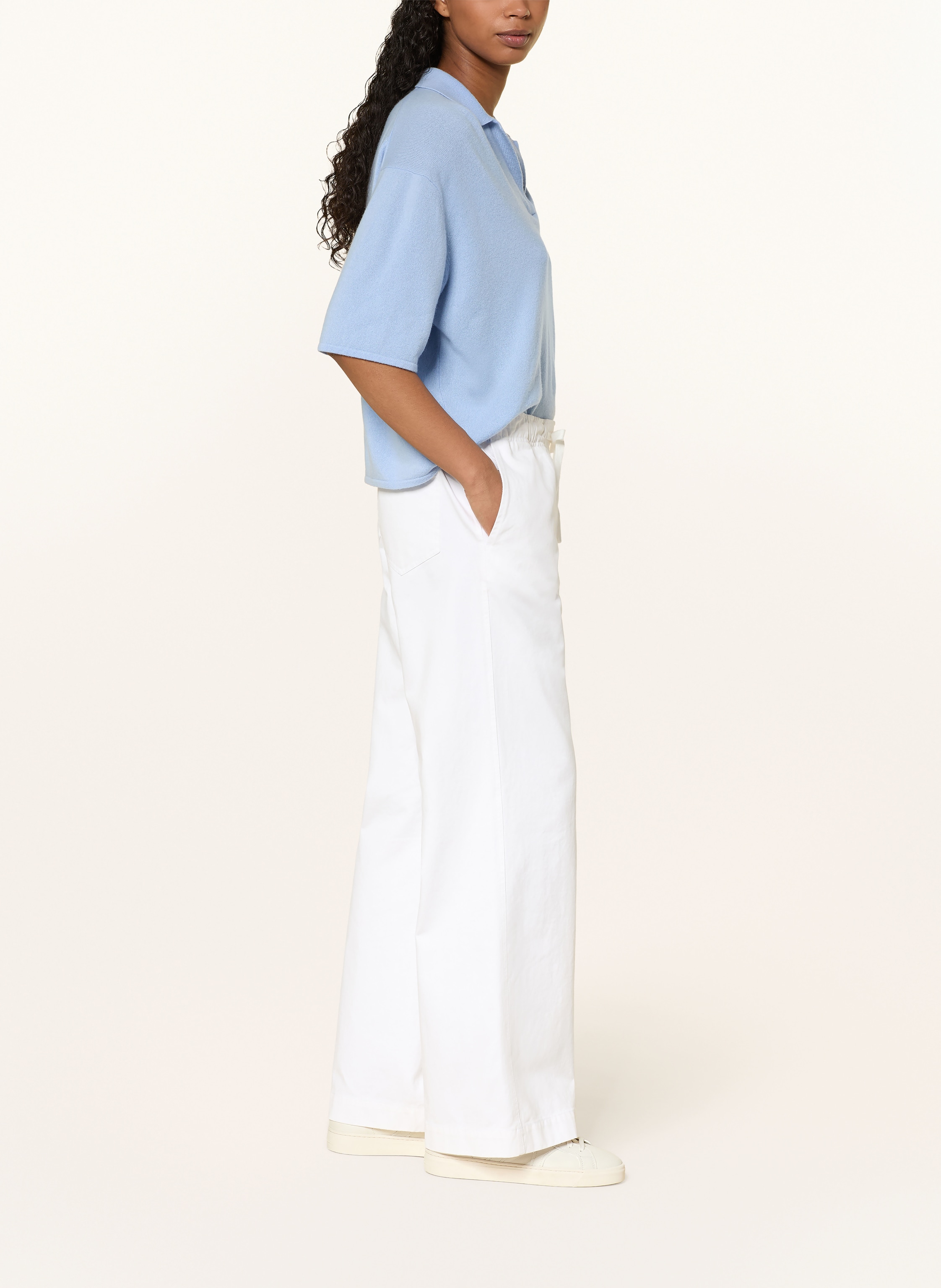 Thumbnail - Juvia Hose Noemi Im Jogging-Stil weiss