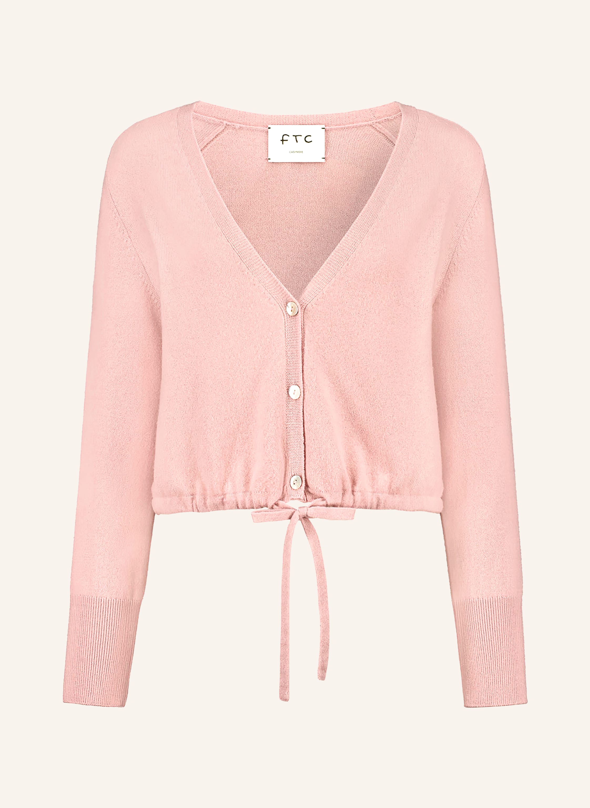 Ftc Cashmere Strickjacke Aus Cashmere rosa