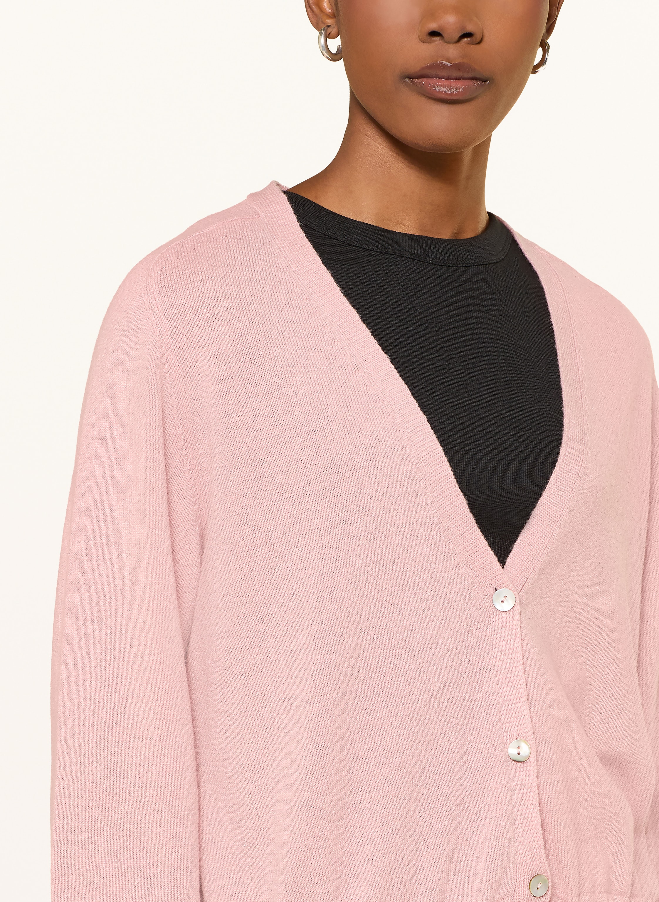 Thumbnail - Ftc Cashmere Strickjacke Aus Cashmere rosa