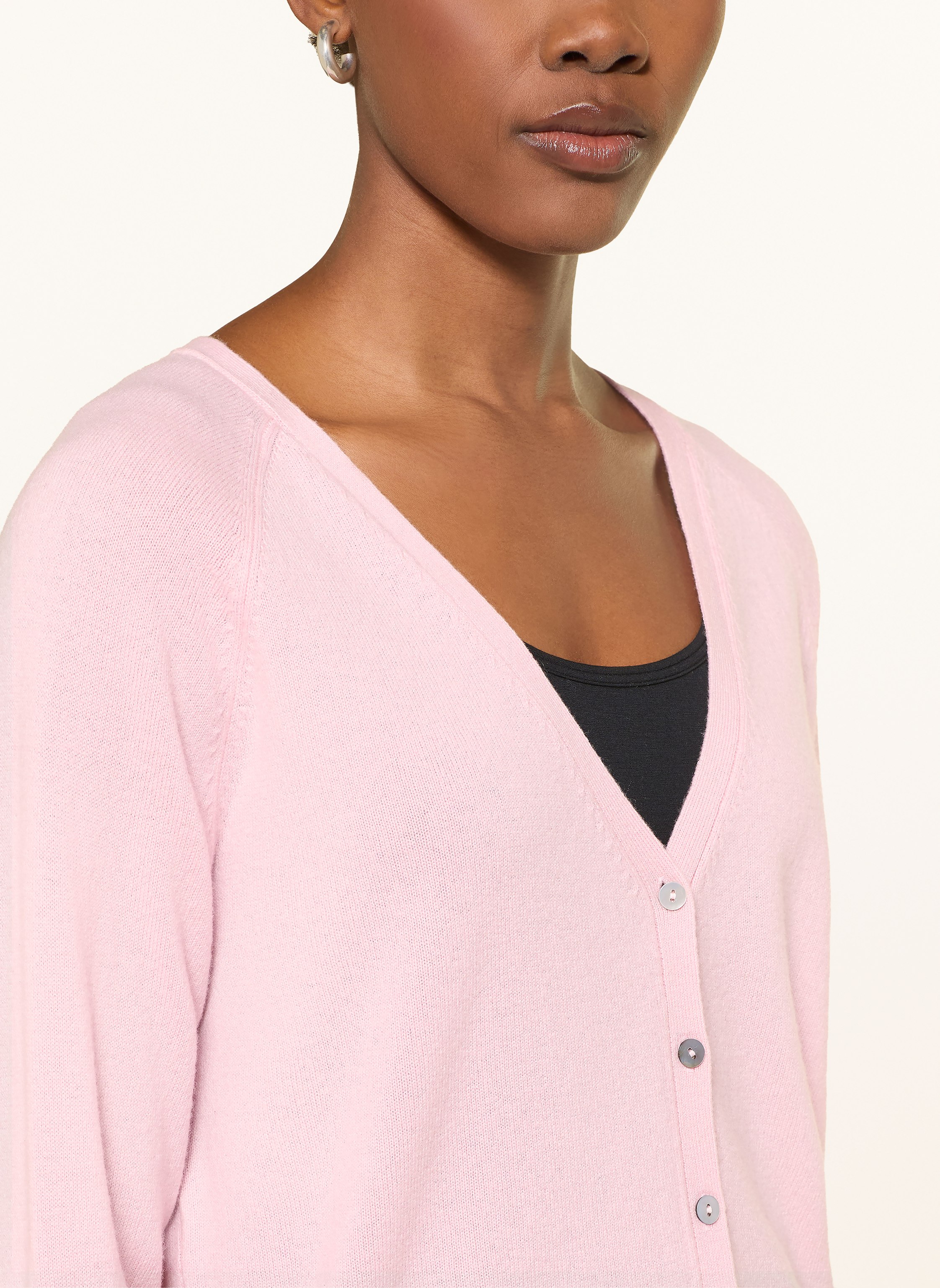 Thumbnail - Ftc Cashmere Strickjacke Aus Cashmere rosa