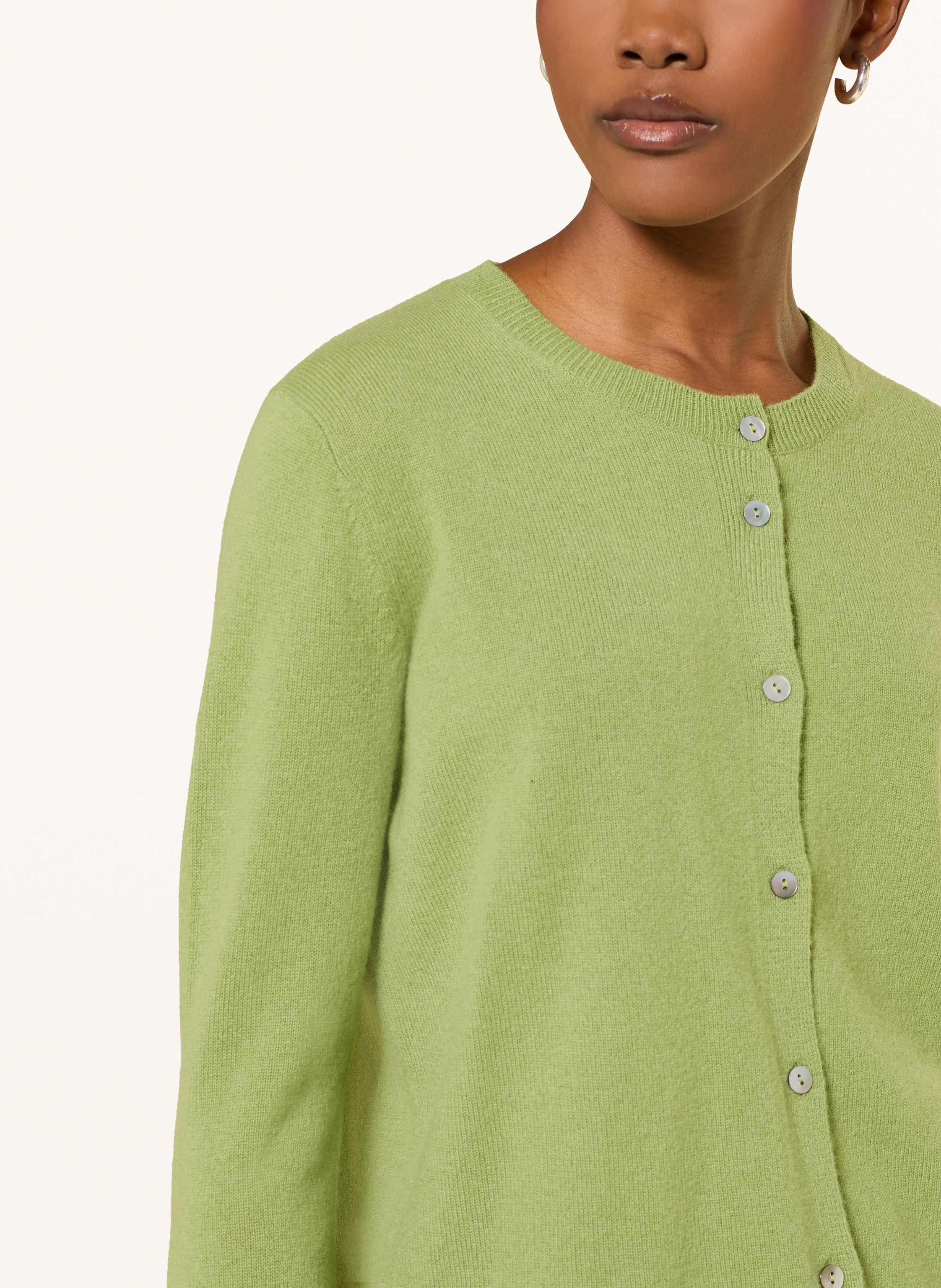 Thumbnail - Ftc Cashmere Strickjacke Aus Cashmere gruen