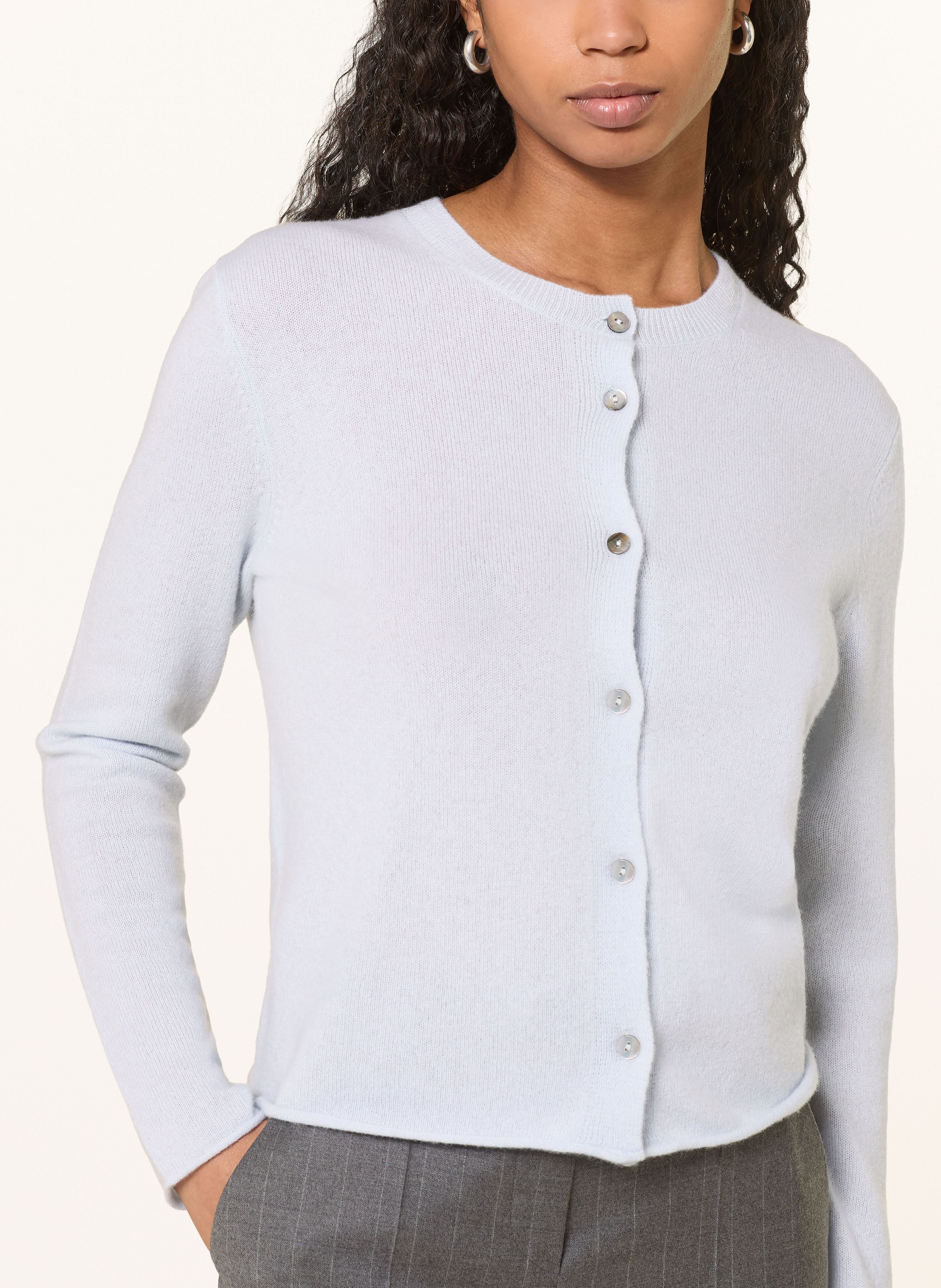 Thumbnail - Ftc Cashmere Strickjacke Aus Cashmere blau