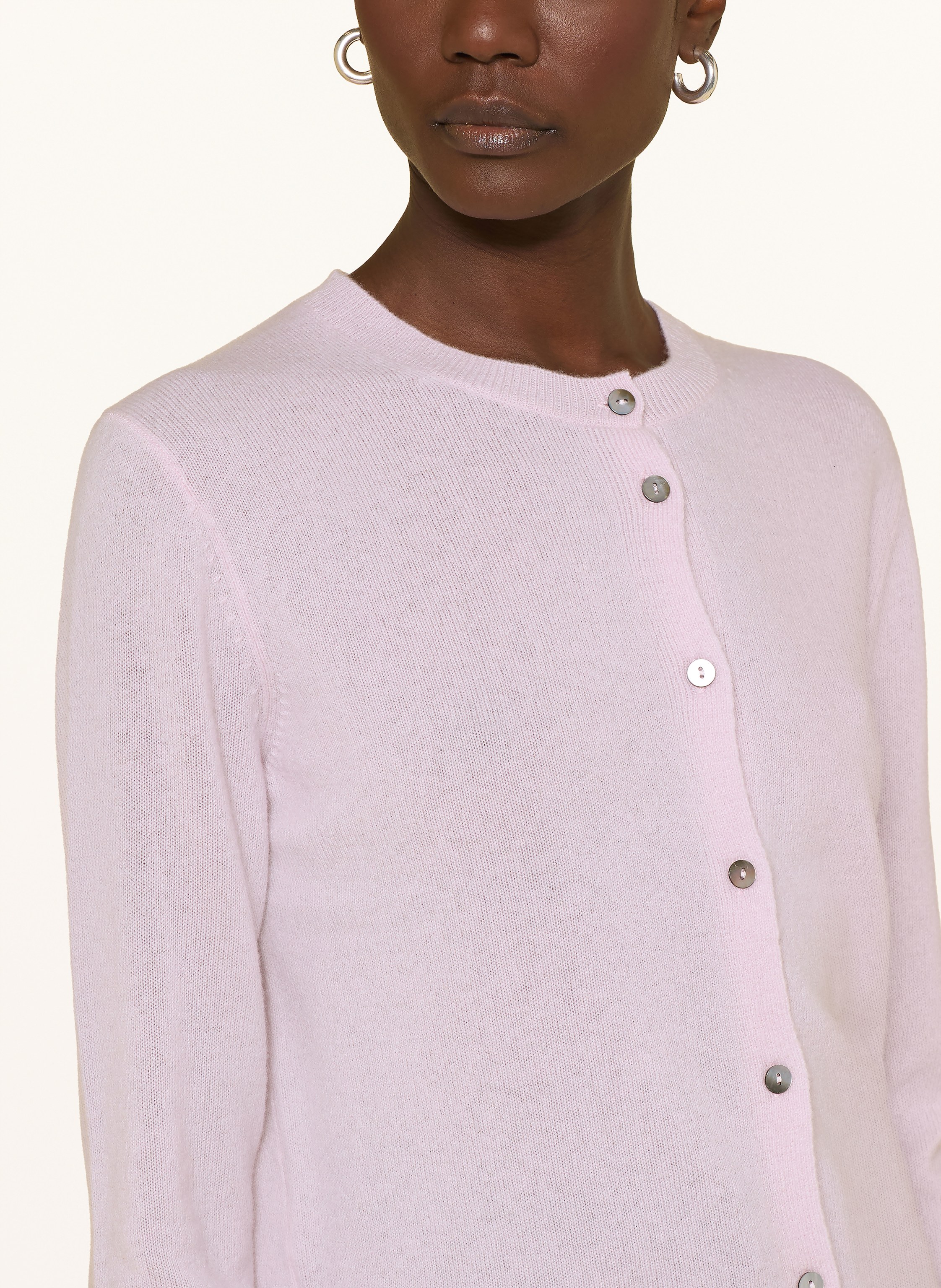 Thumbnail - Ftc Cashmere Strickjacke Aus Cashmere rosa