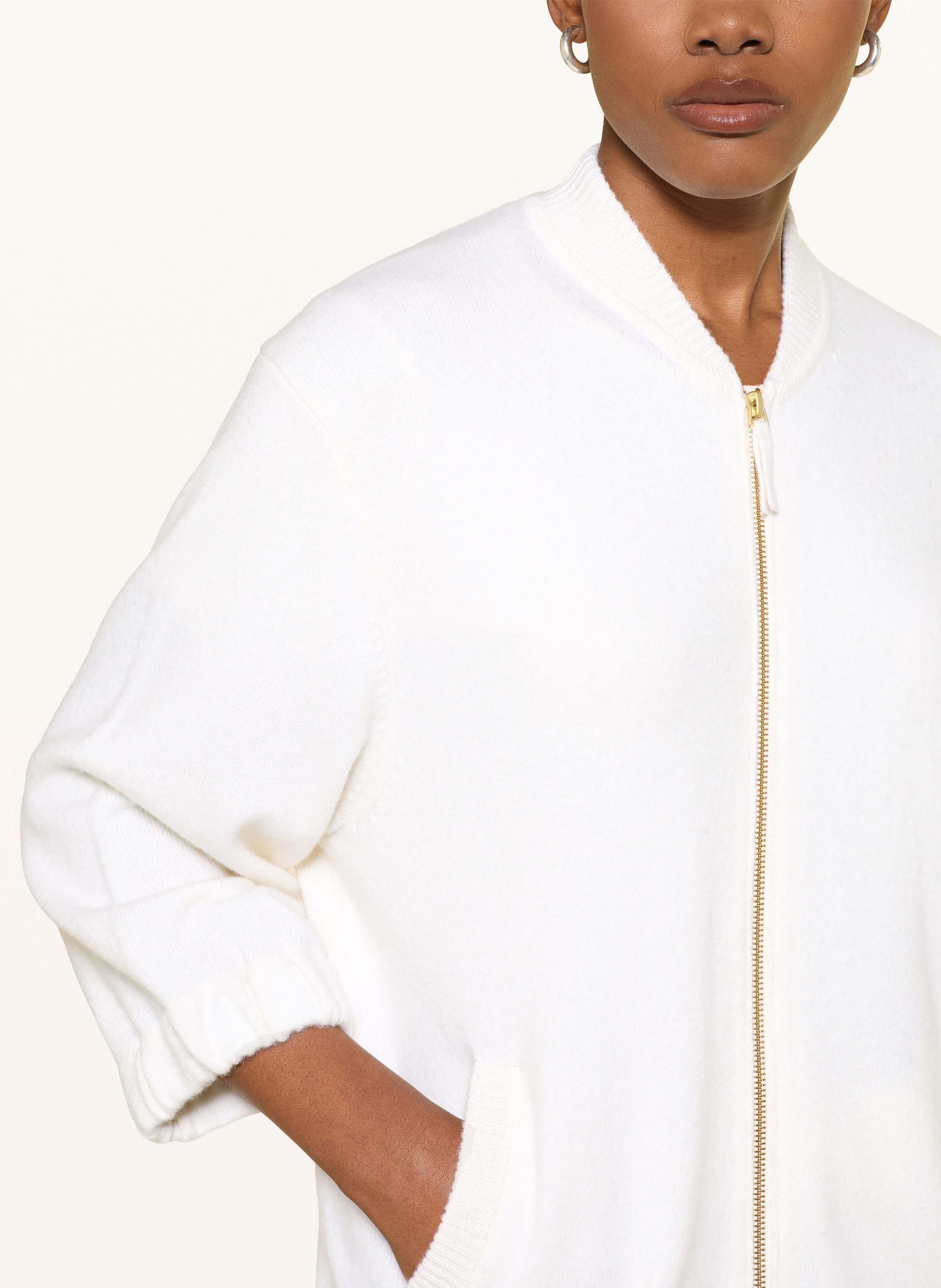 Thumbnail - Ftc Cashmere Strickjacke Aus Cashmere weiss