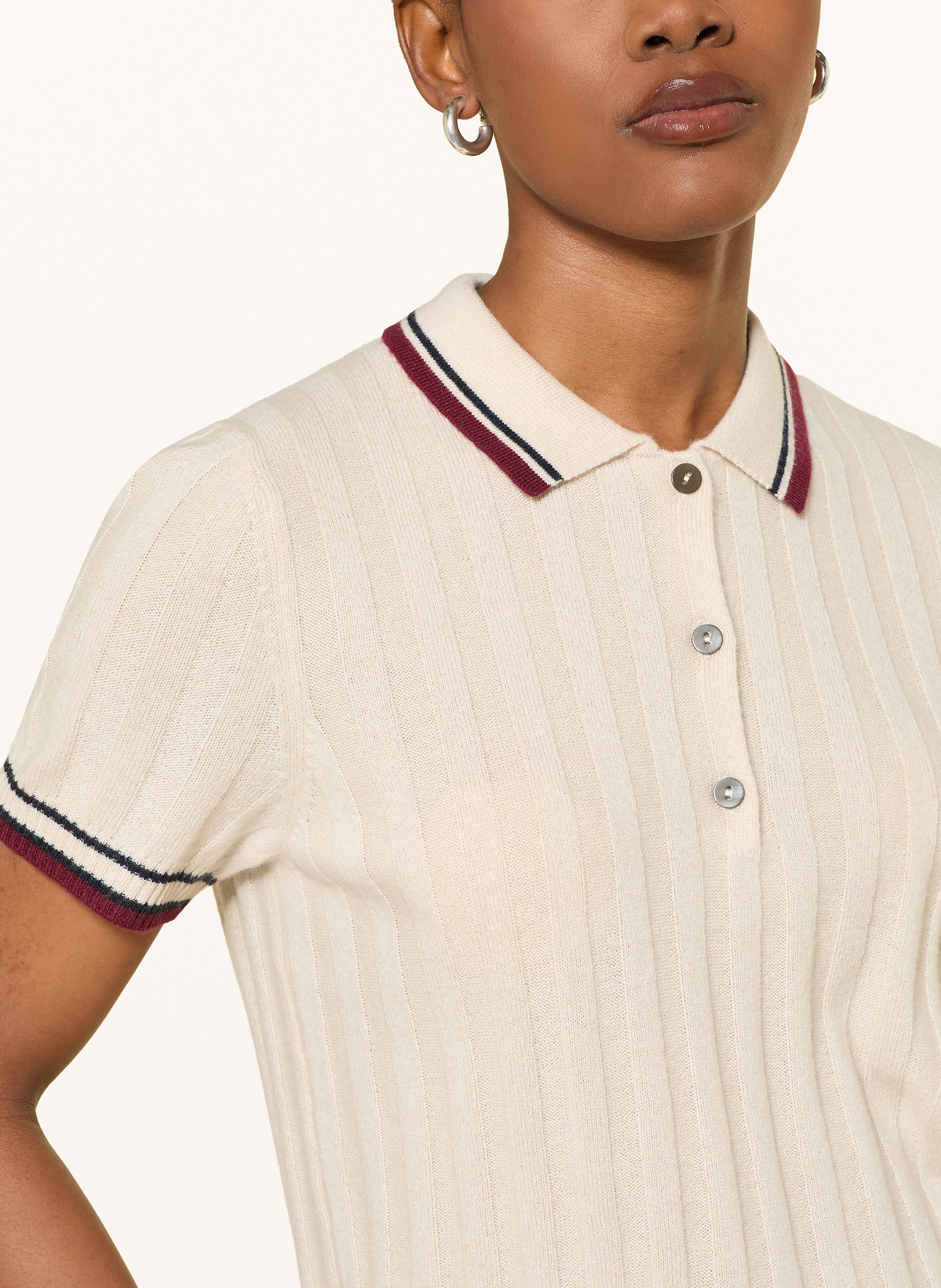 Thumbnail - Ftc Cashmere Strickshirt Aus Cashmere weiss