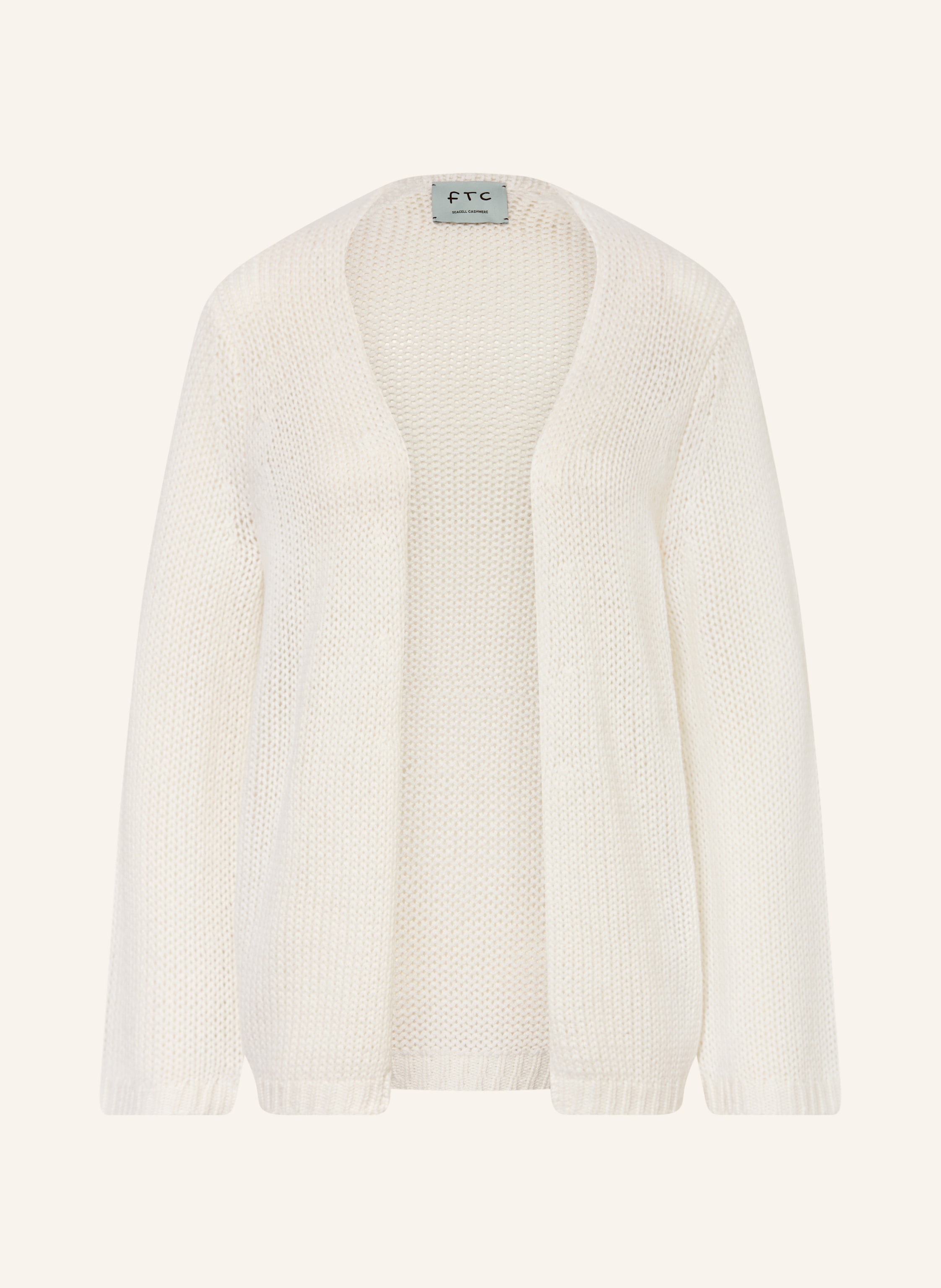 Ftc Cashmere Strickhülle Mit Cashmere weiss