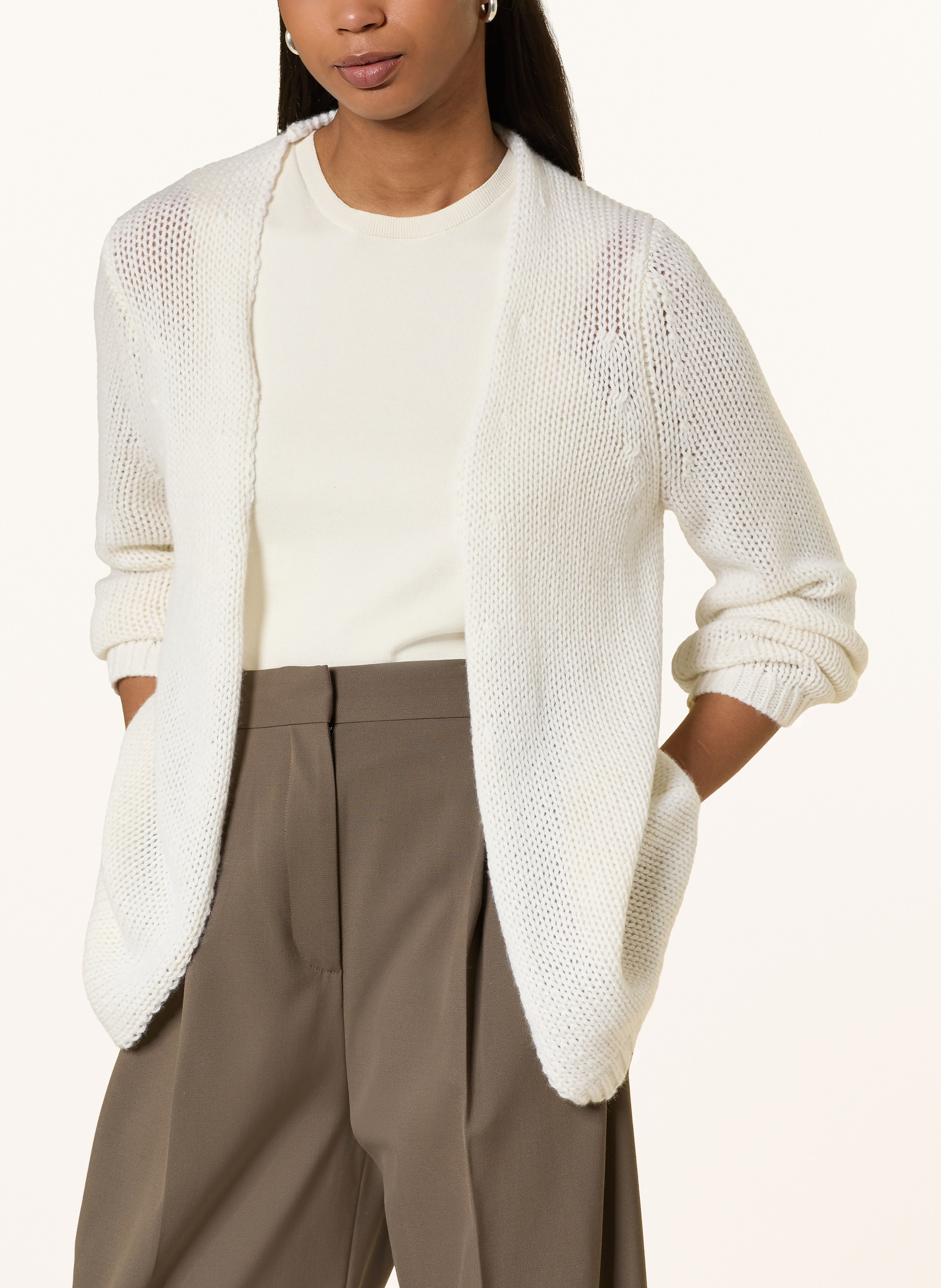 Thumbnail - Ftc Cashmere Strickhülle Mit Cashmere weiss