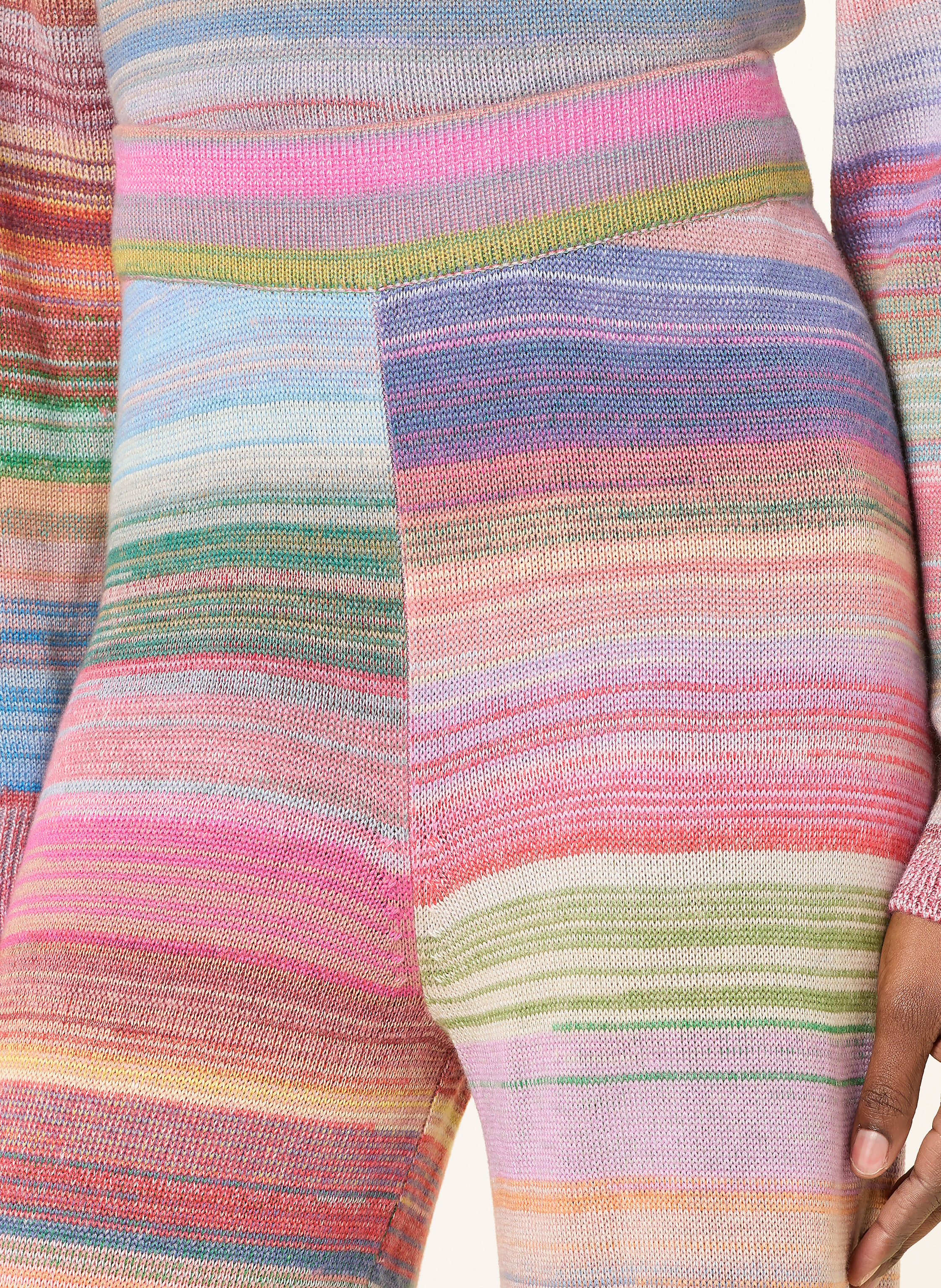 Thumbnail - Ftc Cashmere Strickhose Mit Cashmere rot