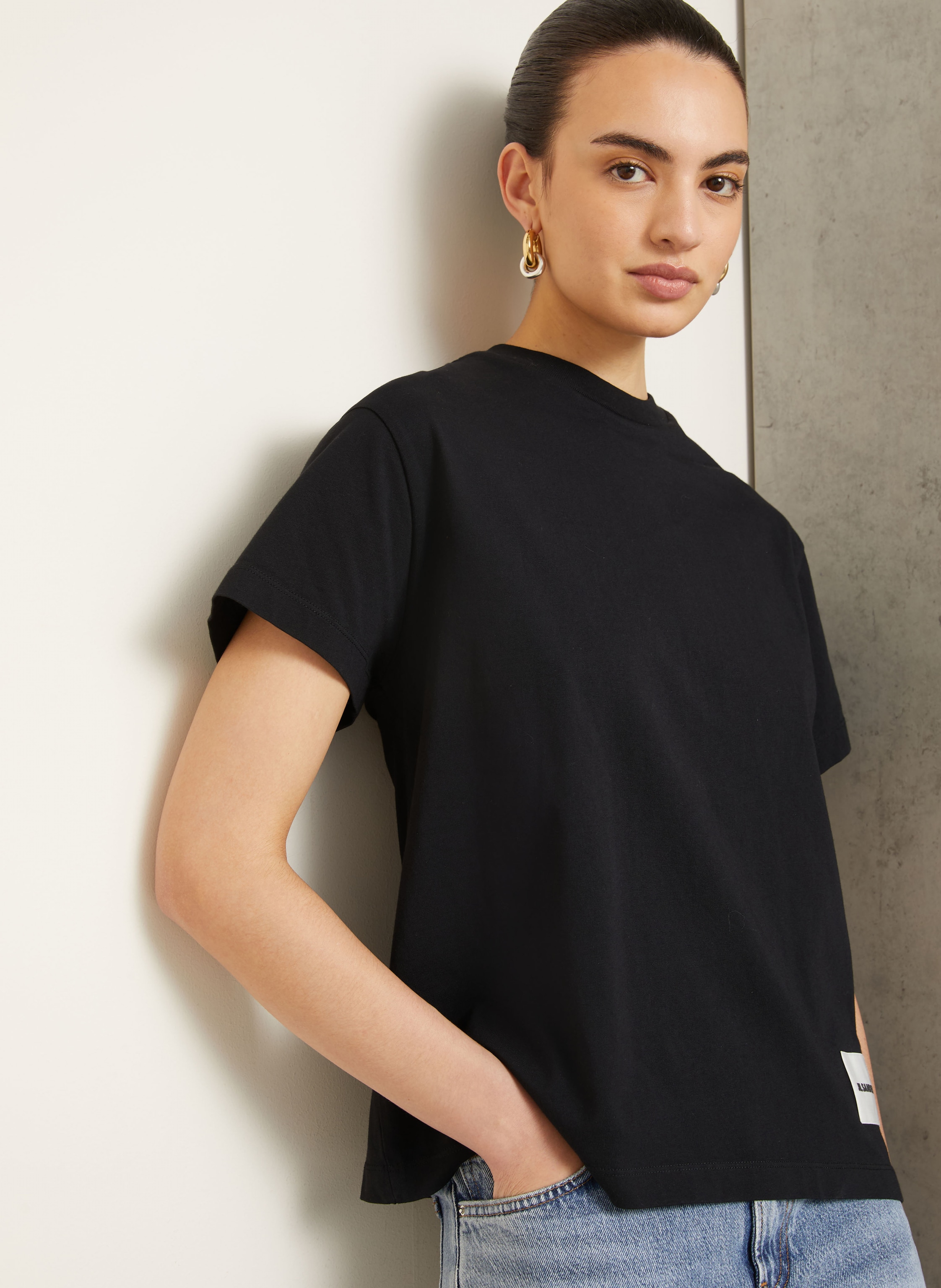 Thumbnail - Jil Sander 3er-Pack T-Shirts grau