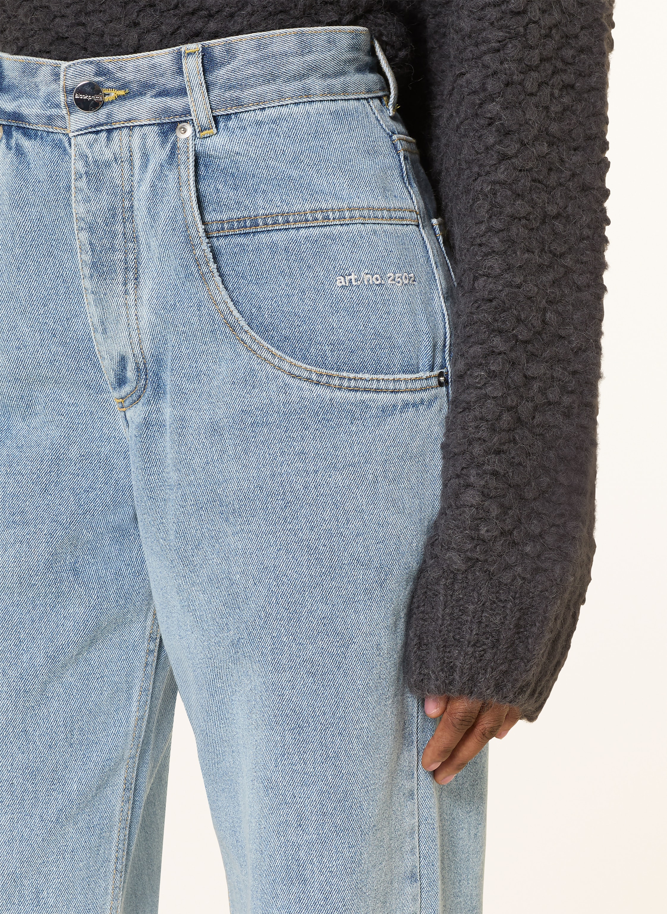 Thumbnail - Black Palms Wide Leg Jeans Jeany 2502 blau